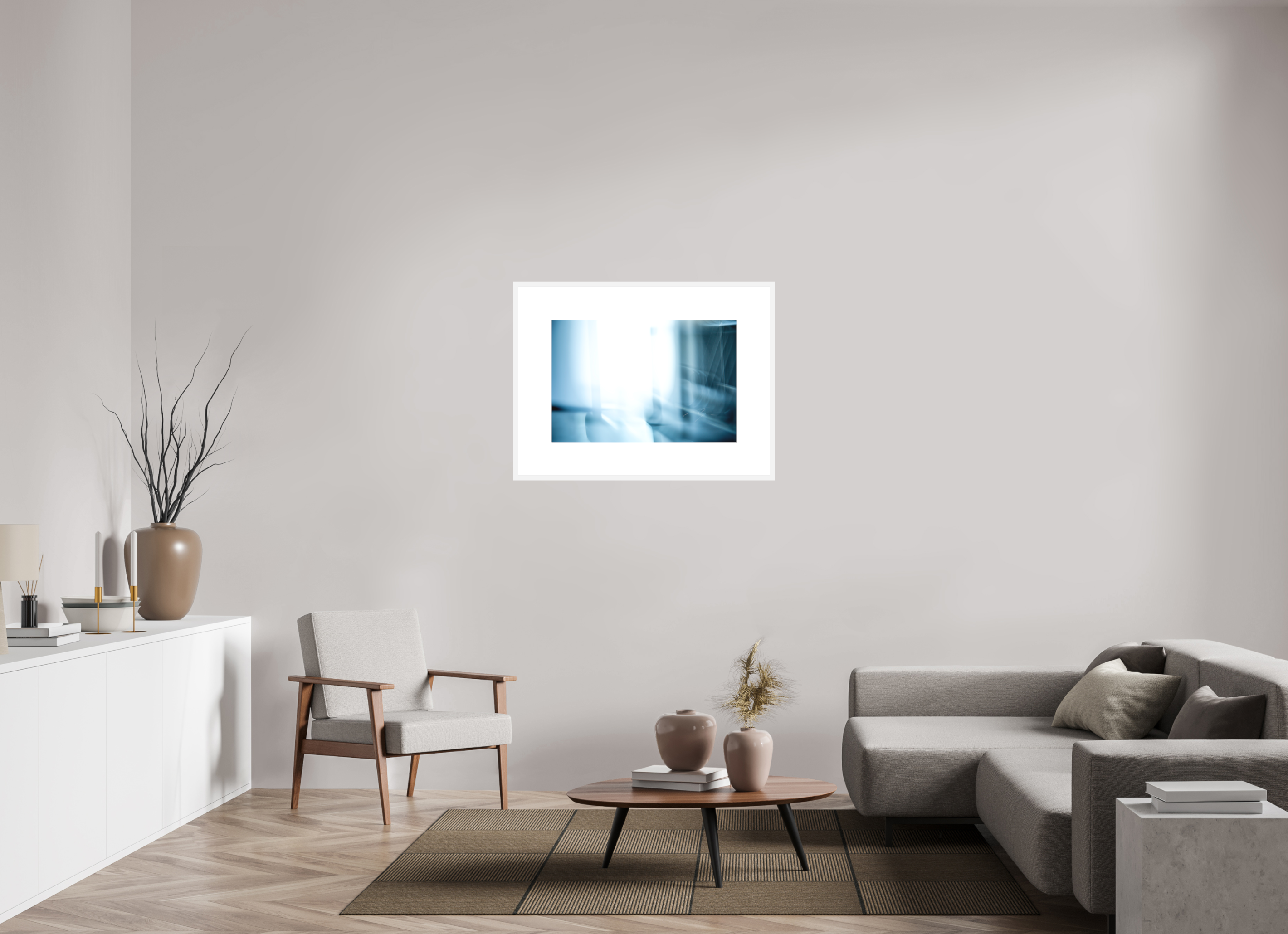30 x 20″, FRAME SOLID WOOD [FUJI CRYSTAL DP II MATTE FLOAT GLASS] QUARANTINE, No.9