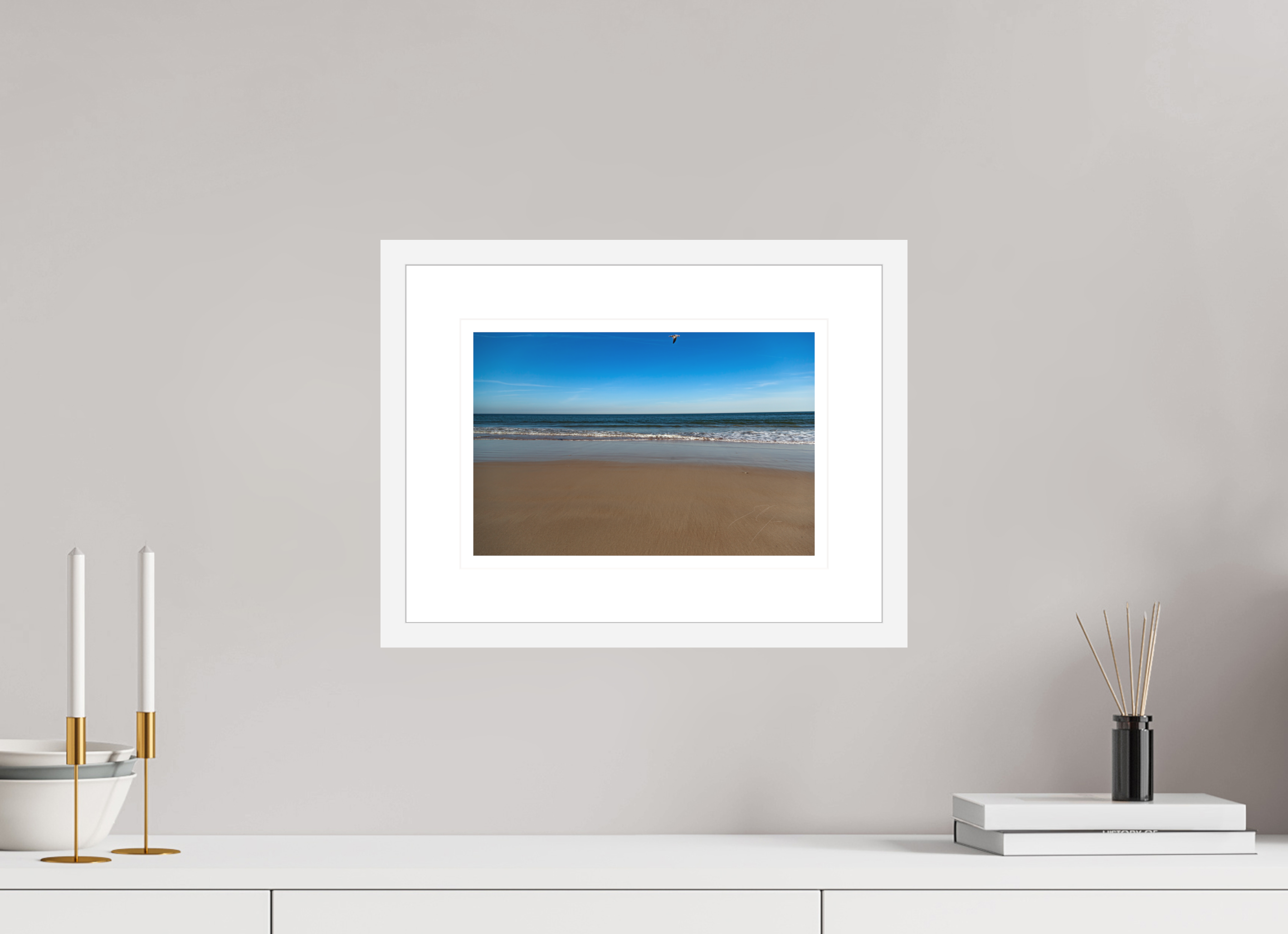 12 x 8″, FRAME - SOLID WOOD [FUJIFLEX] COASTAL FLIGHT