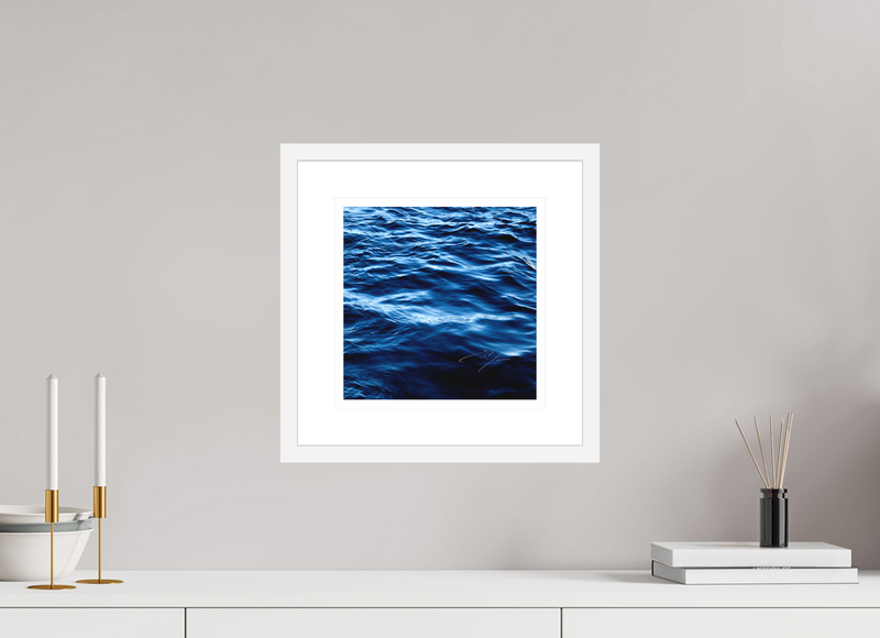 10 x 10″, FRAME - SOLID WOOD [FUJIFLEX] WATER, No.4