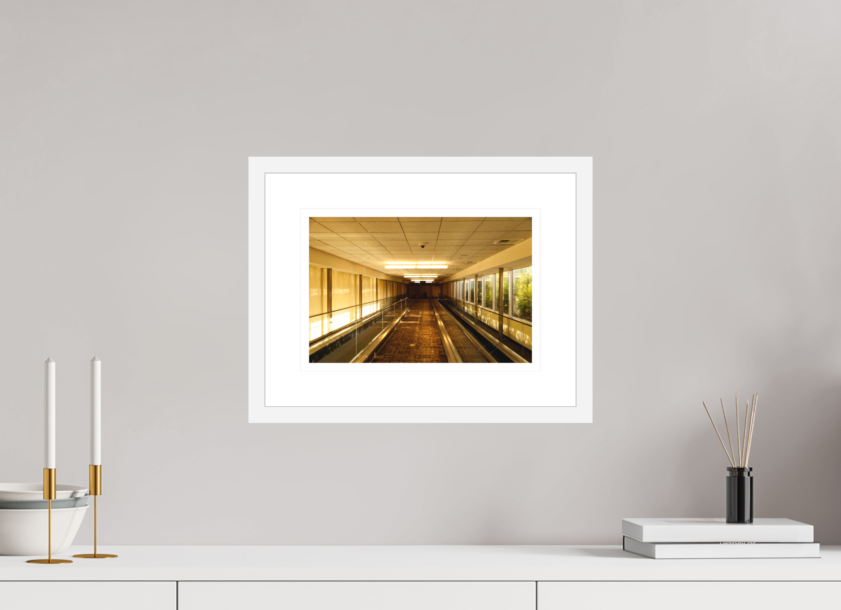 12 x 8″, FRAME - SOLID WOOD [FUJIFLEX] THE LONG HALL