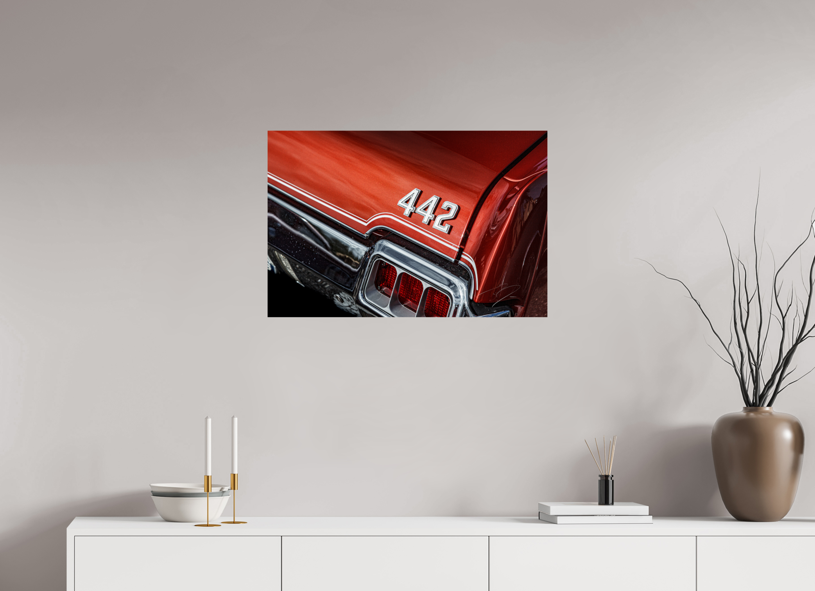 30 x 20″, PRINT ONLY [FUJI CRYSTAL DP II] 1972 OLDSMOBILE 442, No.2