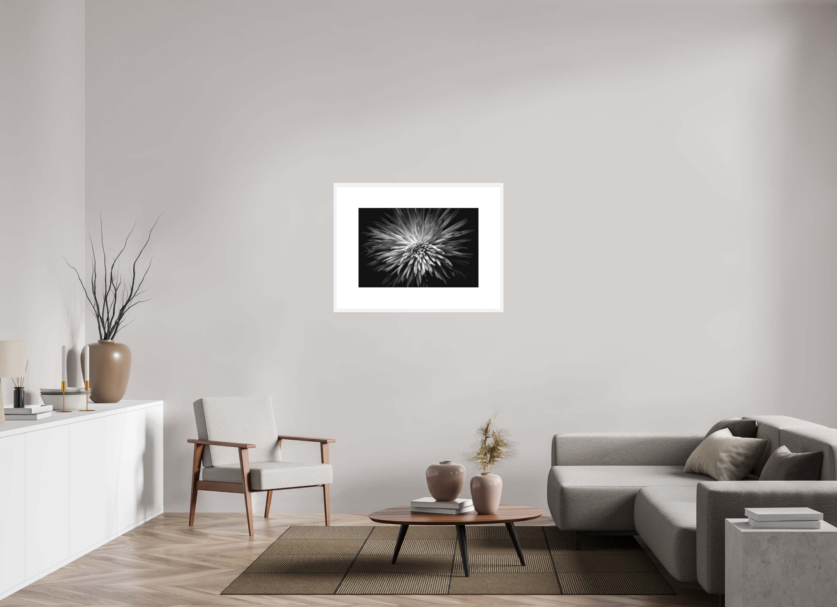 30 x 20″, FRAME SOLID WOOD [FUJI CRYSTAL DP II MATTE FLOAT GLASS] MUM, No.7