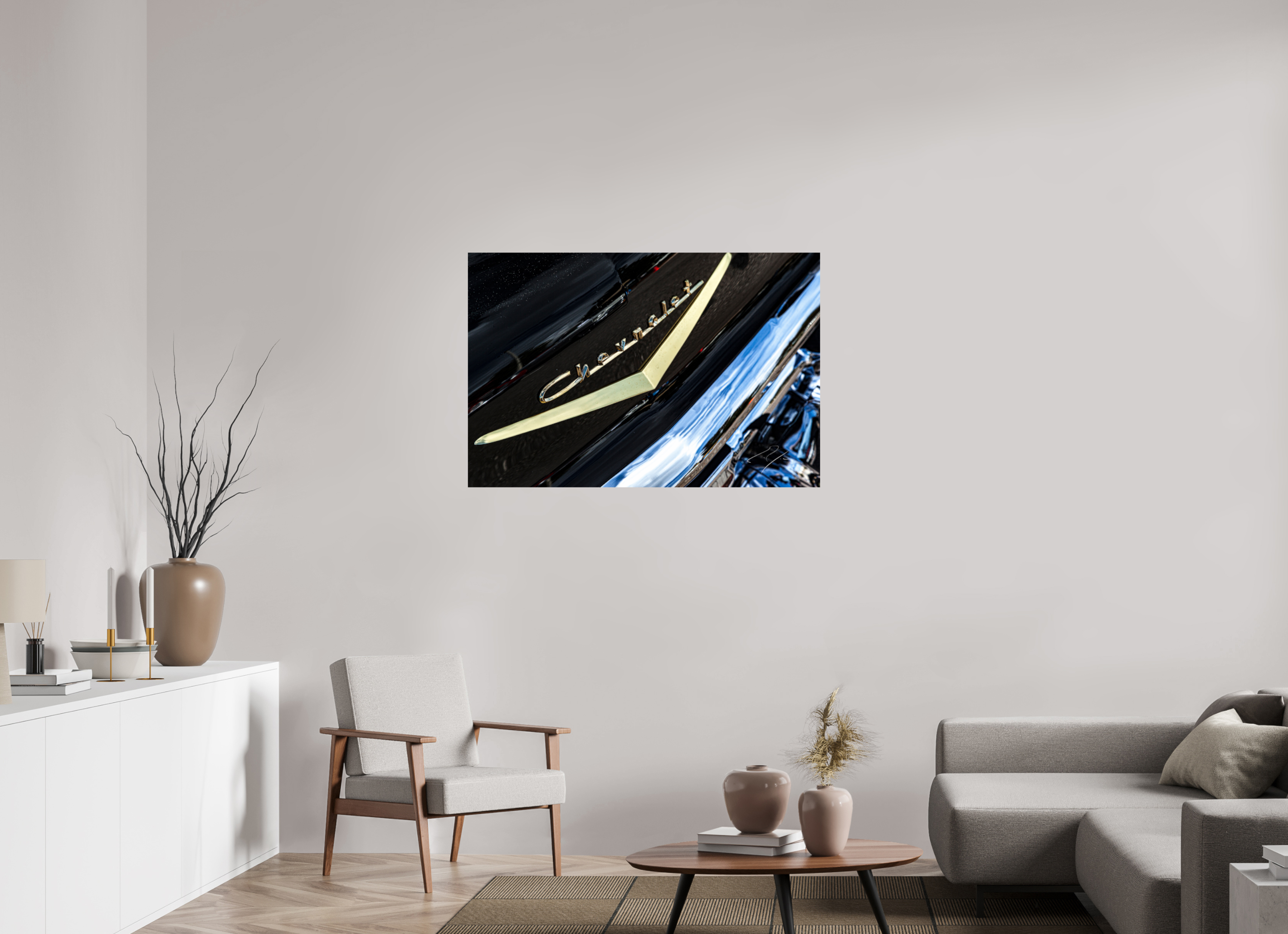 45 x 30″, PRINT ONLY [FUJI CRYSTAL DP II] 1957 CHEVY BEL AIR, No.7