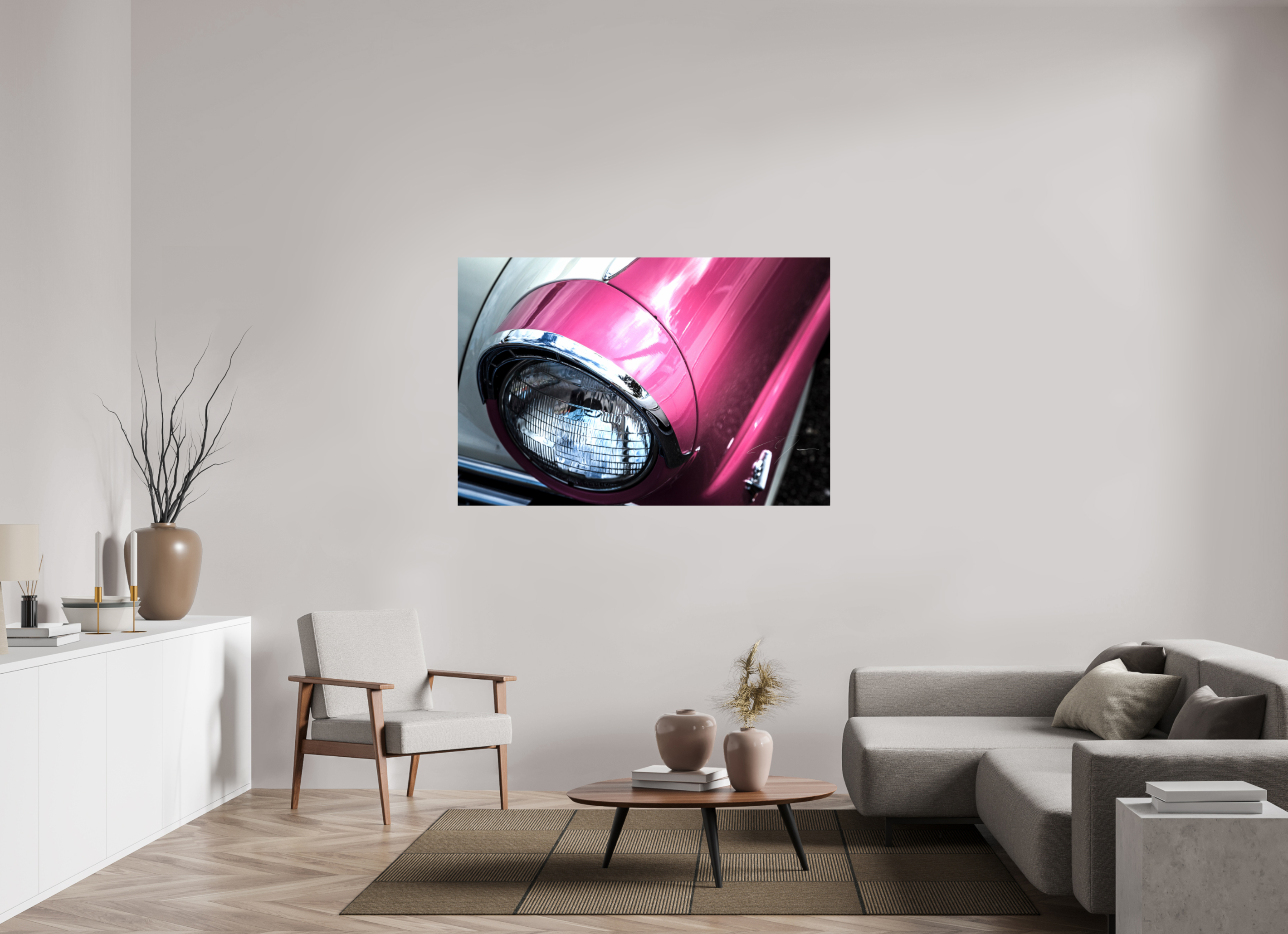 60 x 40″, PRINT ONLY [FUJI CRYSTAL DP II] 1955 FORD CROWN VICTORIA