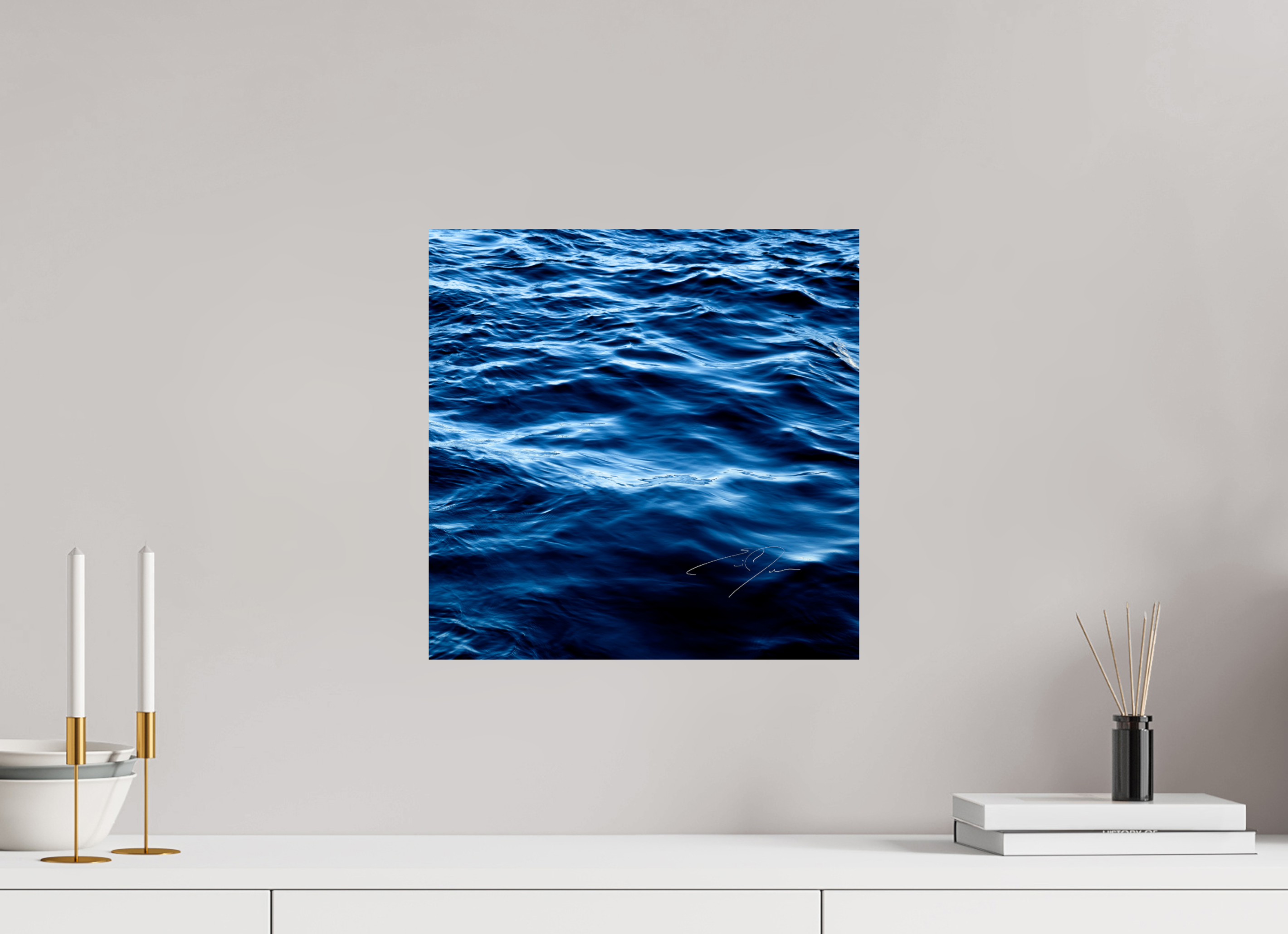 15 x 15″, PRINT ONLY [FUJI CRYSTAL DP II] WATER, No.4