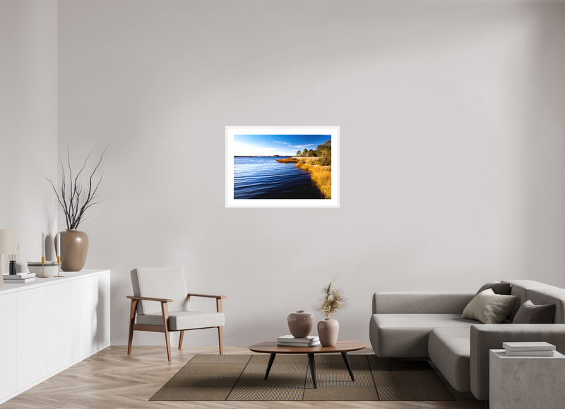 36 x 24″, FRAME - SOLID WOOD [FUJIFLEX] ST. JOHN'S RIVER