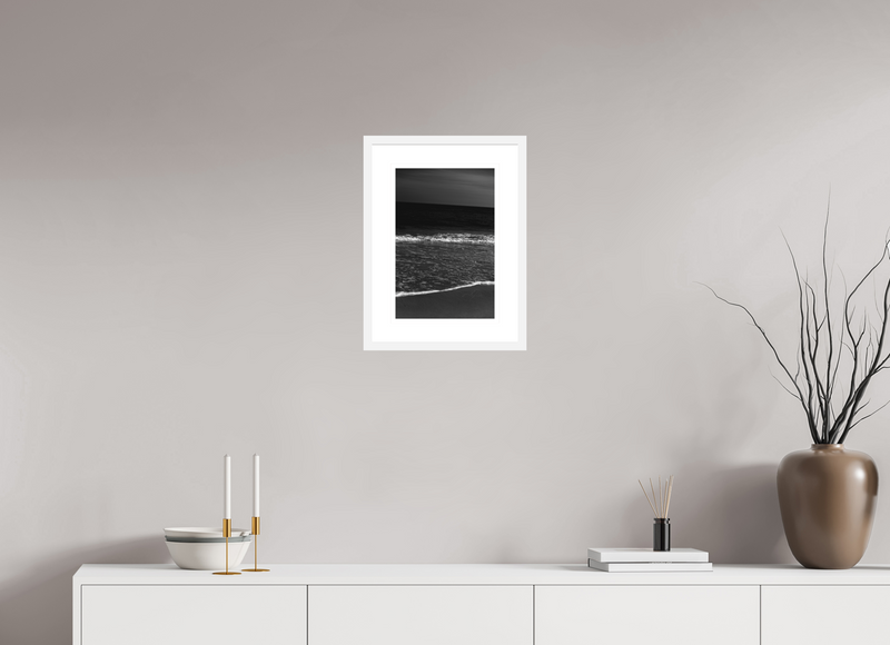 10 x 15″, FRAME - SOLID WOOD [FUJIFLEX] COASTAL OBSCURITY