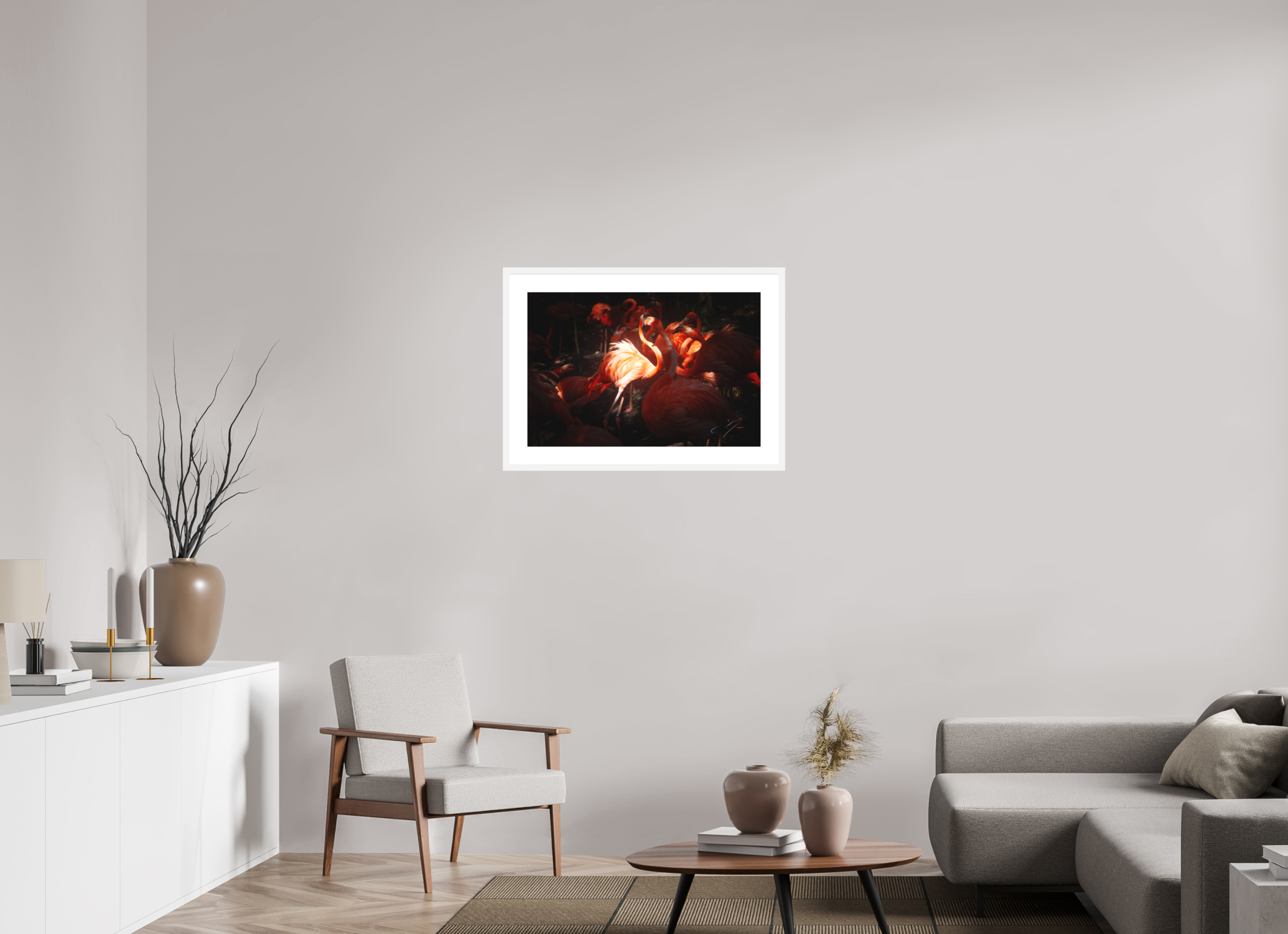 30 x 20″, FRAME - SOLID WOOD [FUJIFLEX] CENTER OF ATTENTION
