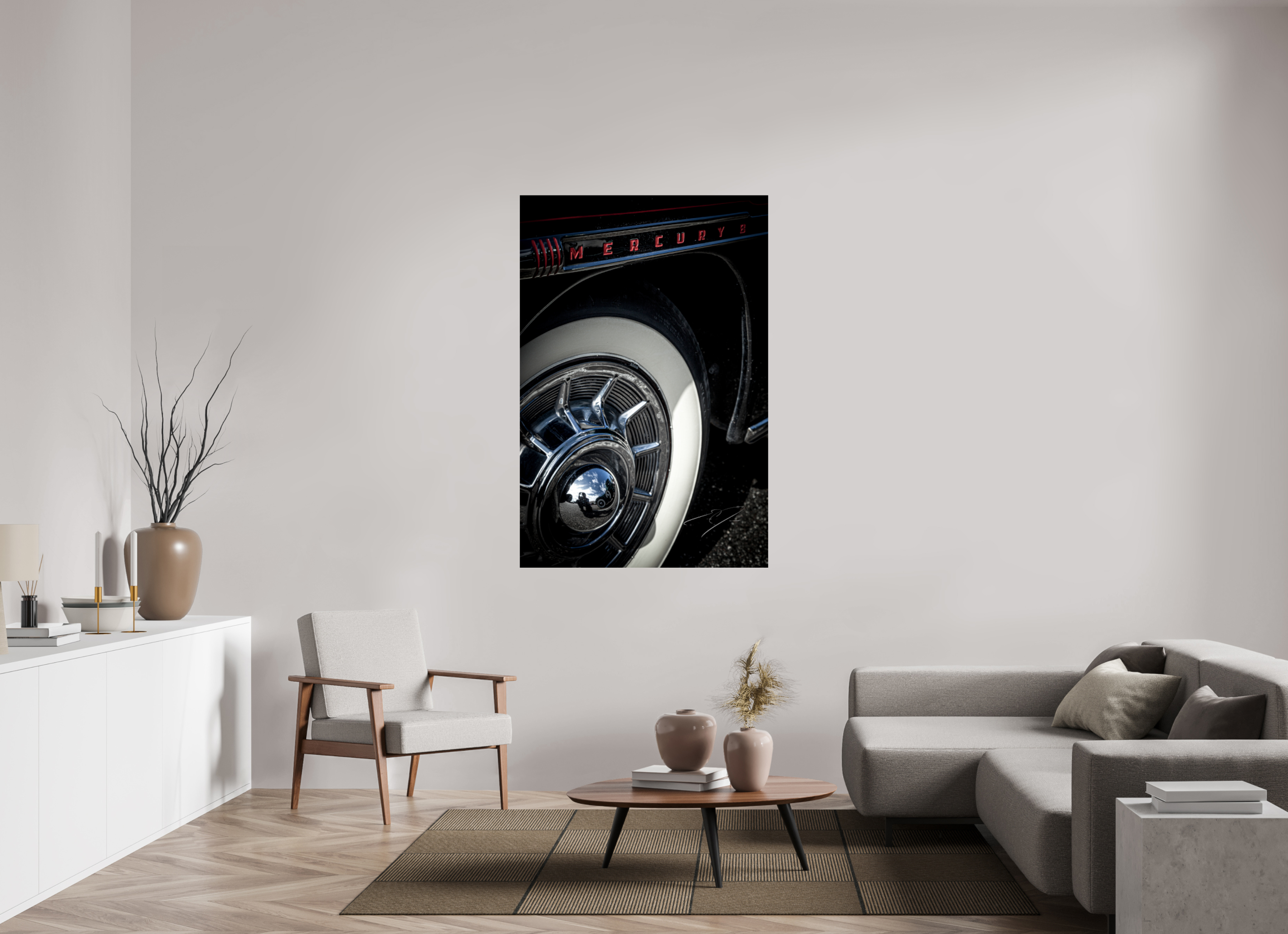 40 x 60″, PRINT ONLY [FUJI CRYSTAL DP II] 1950 MERCURY SPORT SEDAN, No.4