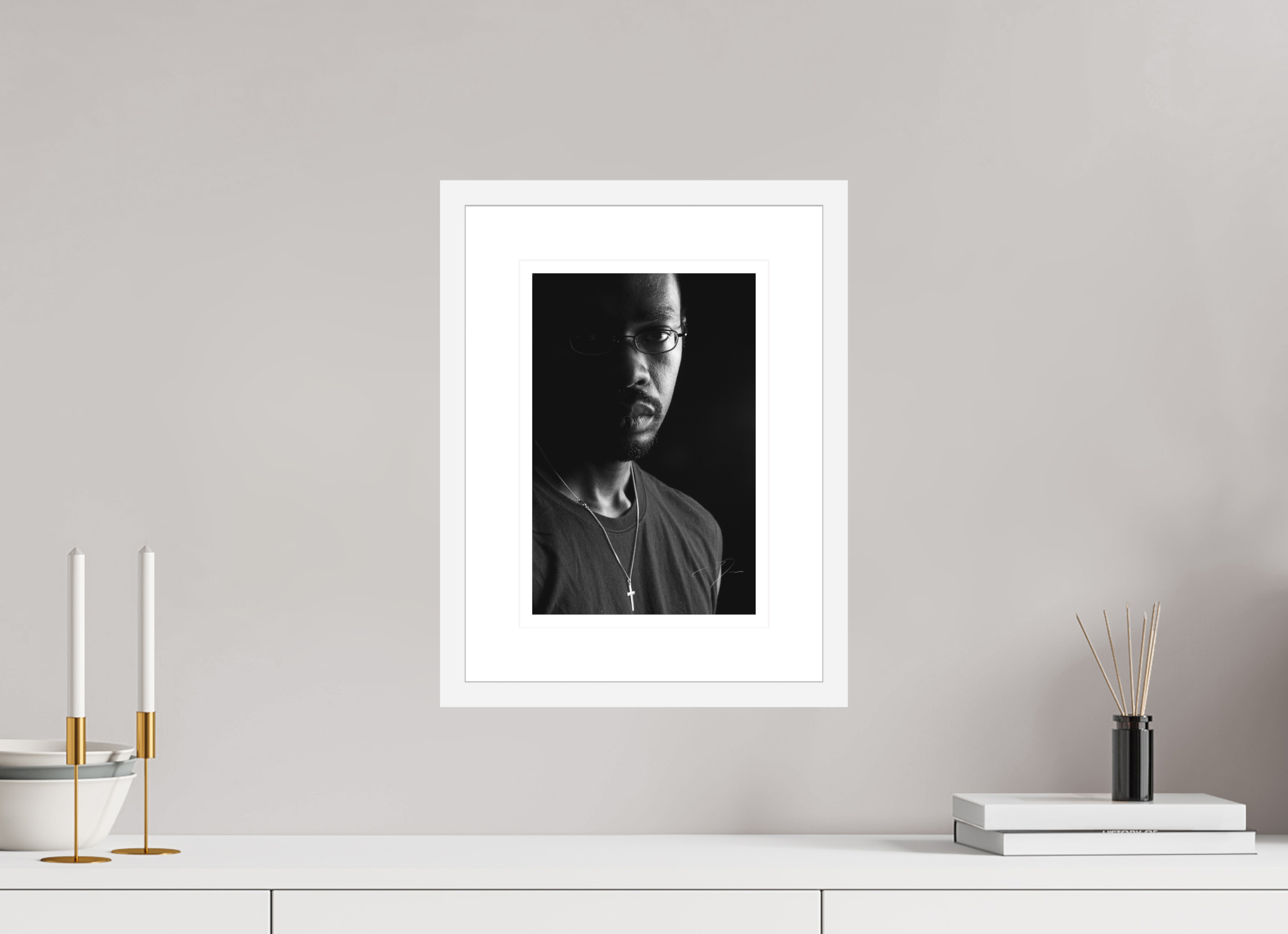 8 x 12″, FRAME - SOLID WOOD [FUJIFLEX] AM.