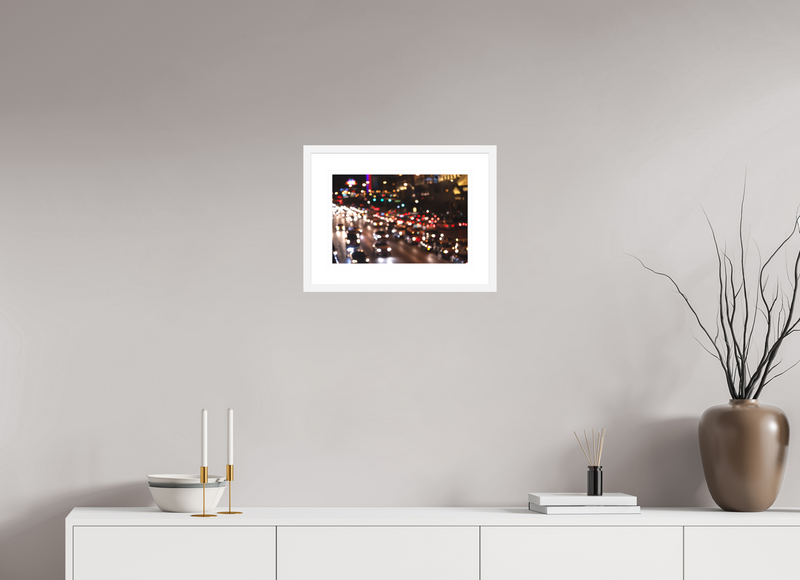 15 x 10″, FRAME - SOLID WOOD [FUJIFLEX] BEAUTIFUL CONGESTION