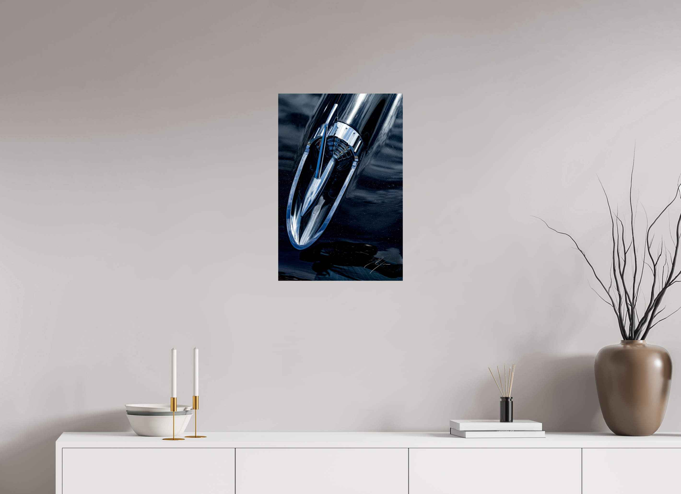 16 x 24″, PRINT ONLY [FUJI CRYSTAL DP II] 1957 CHEVY BEL AIR, No.8
