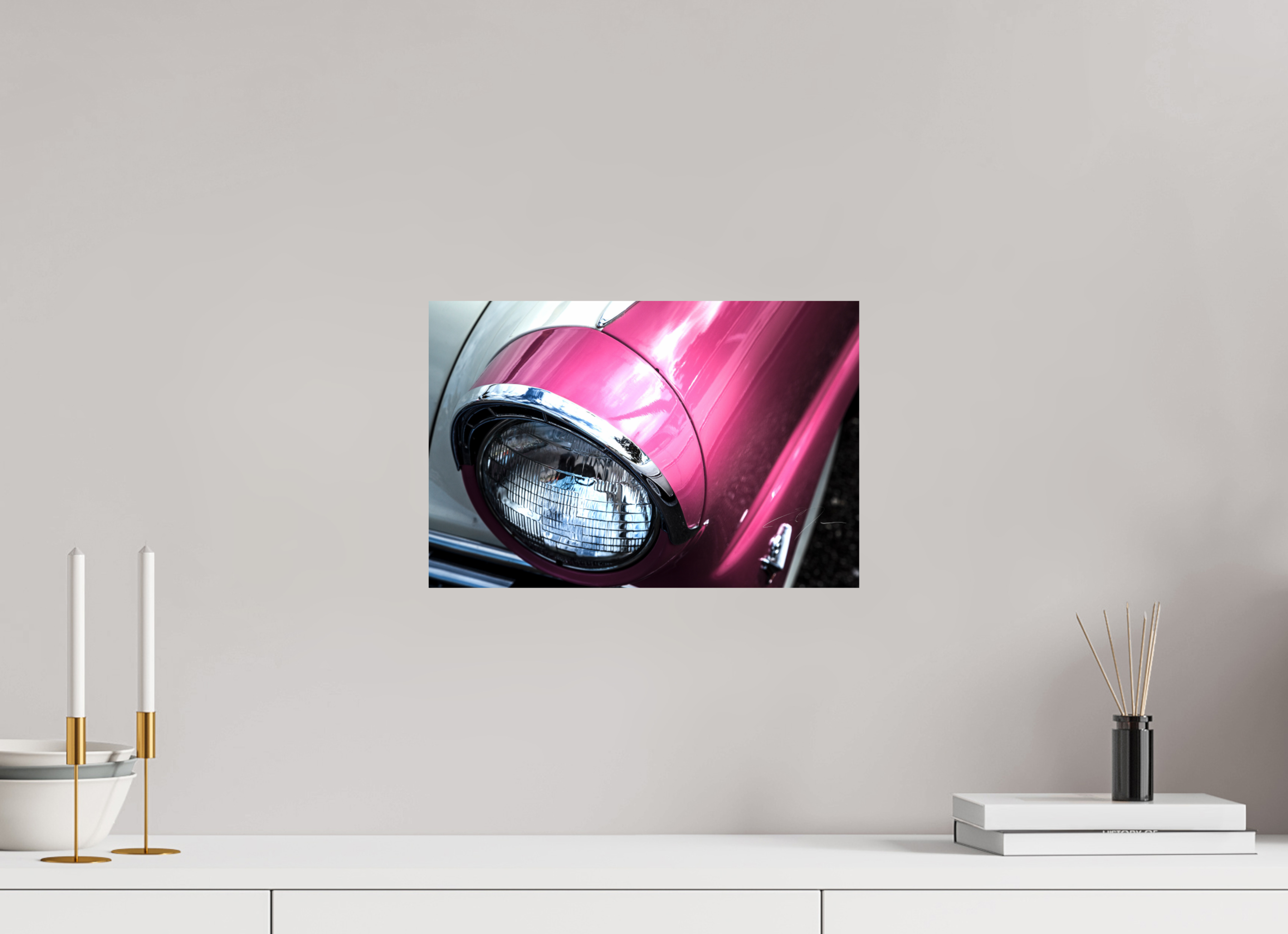 15 x 10″, PRINT ONLY [FUJI CRYSTAL DP II] 1955 FORD CROWN VICTORIA