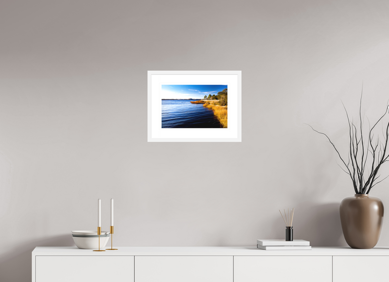 15 x 10″, FRAME - SOLID WOOD [FUJIFLEX] ST. JOHN'S RIVER