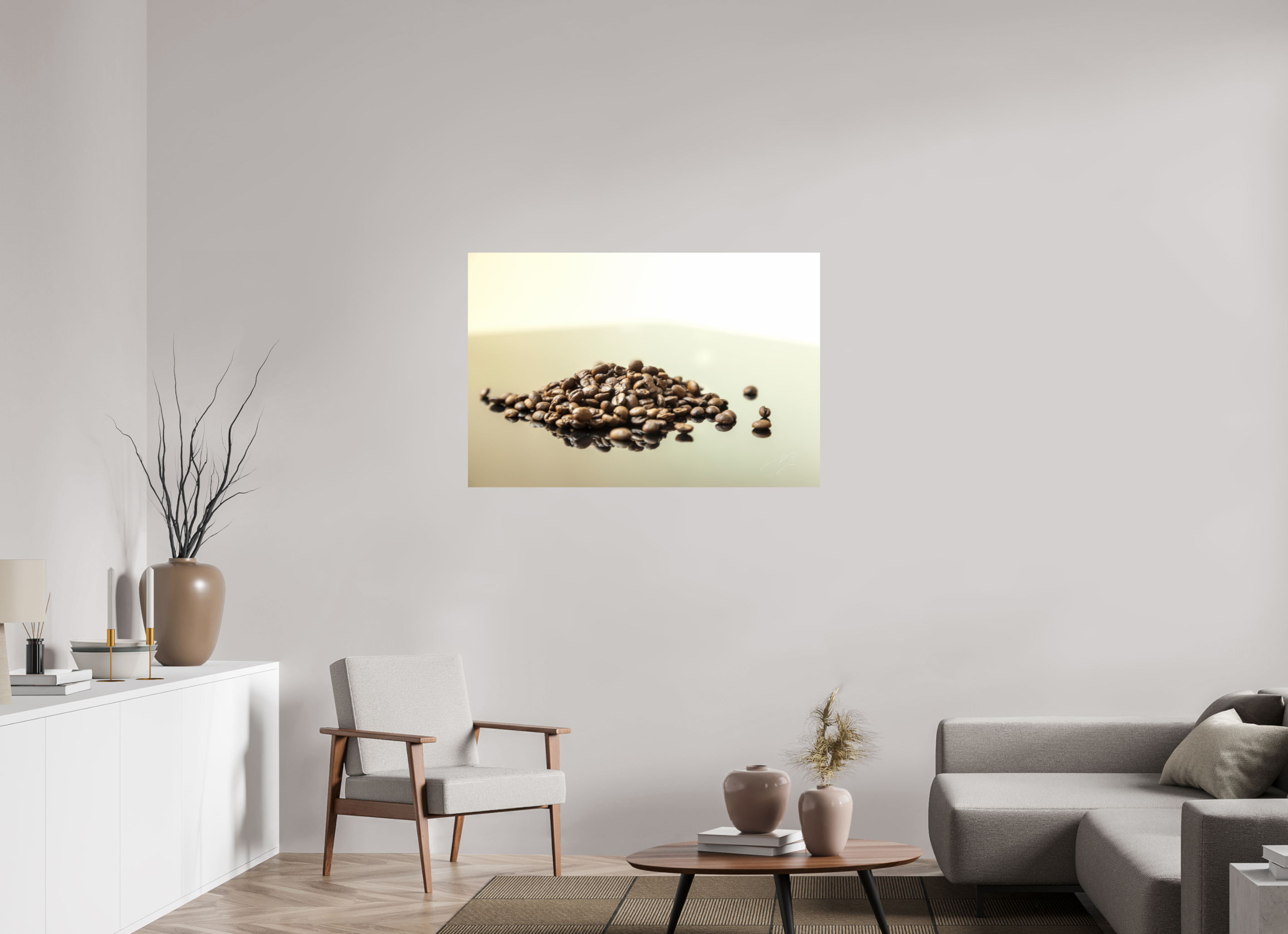 45 x 30″, PRINT ONLY [FUJI CRYSTAL DP II] COFFEE BEANS, No.2