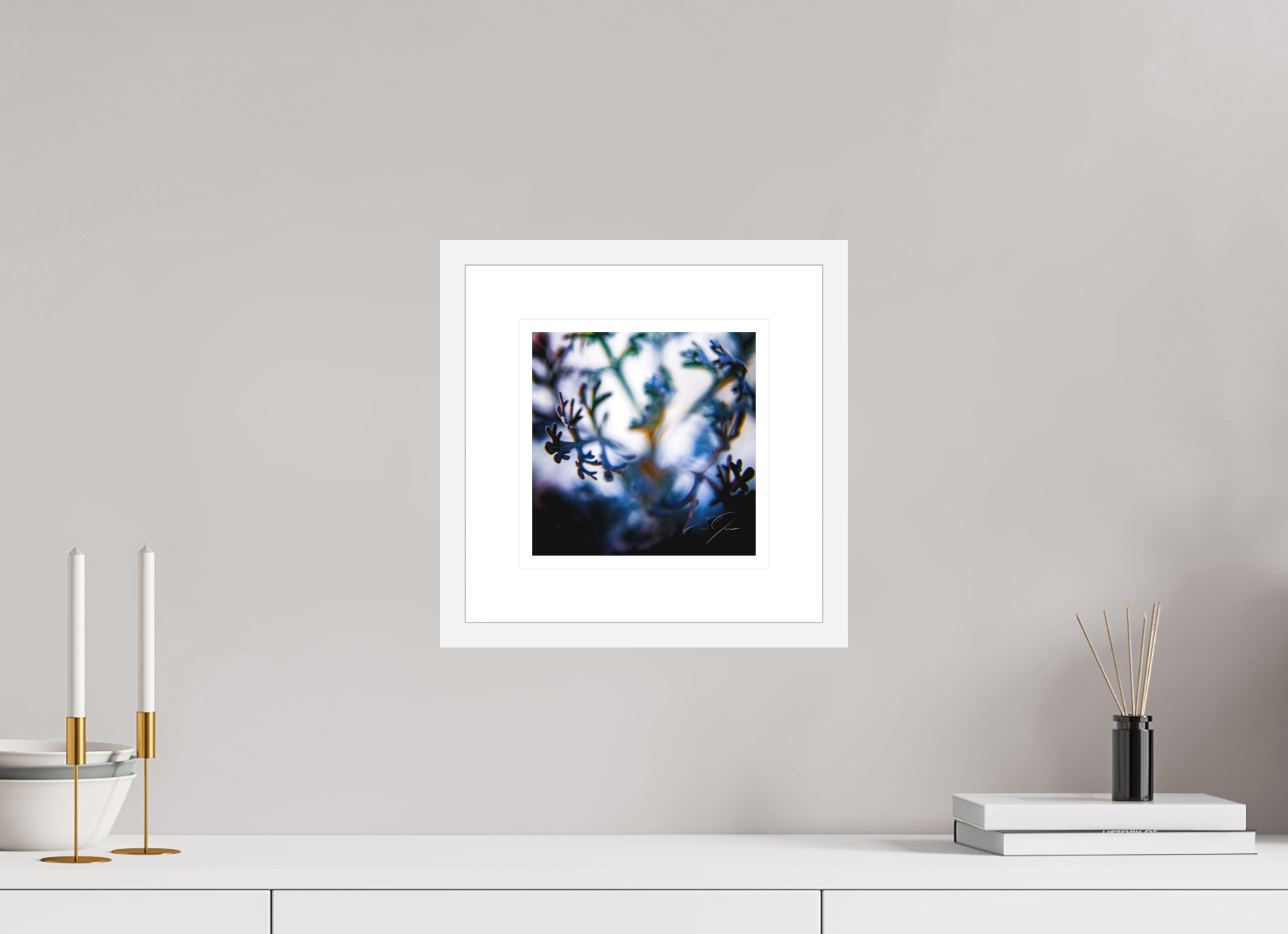 8 x 8″, FRAME - SOLID WOOD [FUJIFLEX] SENTIENCE