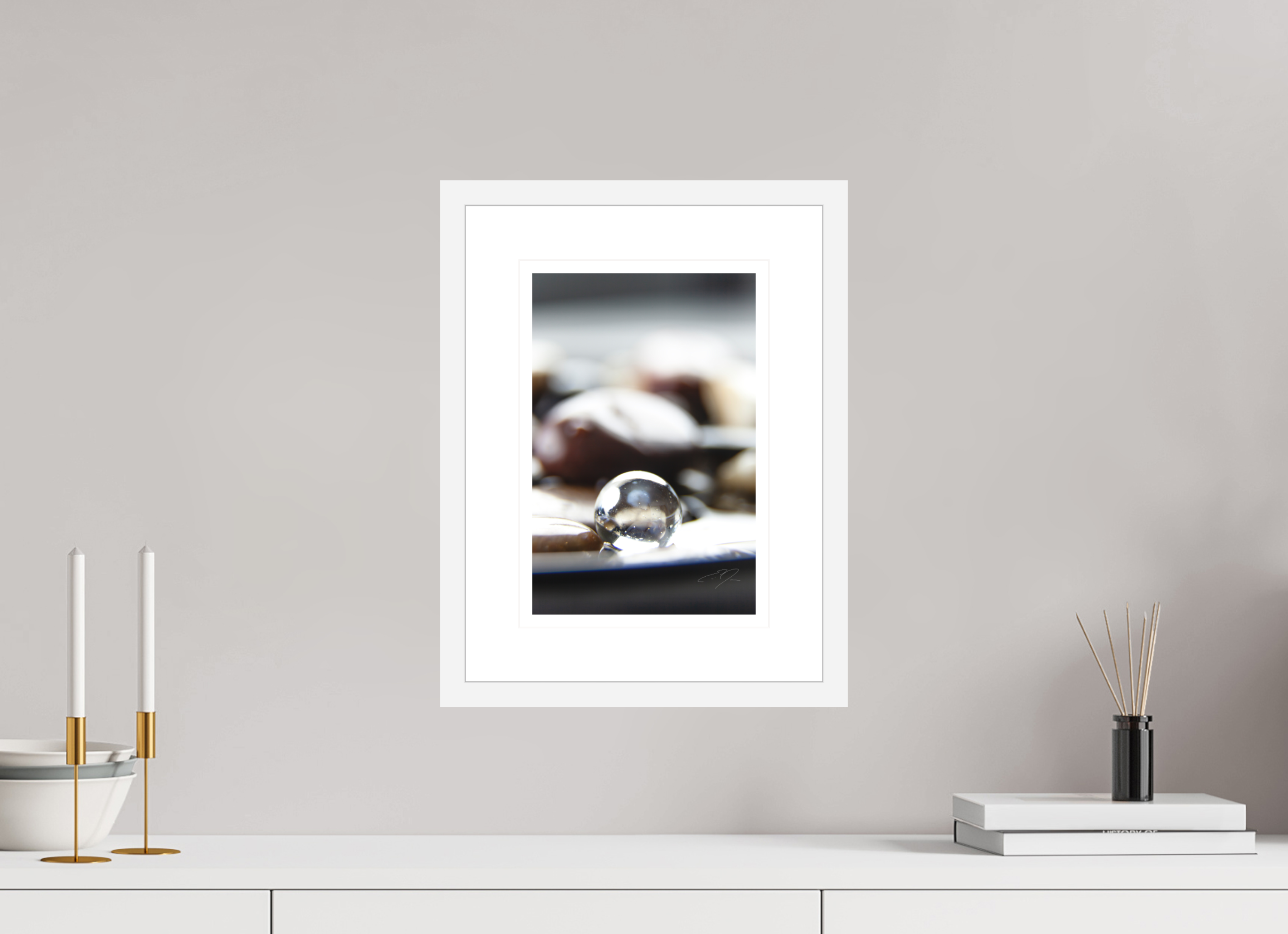 8 x 12″, FRAME - SOLID WOOD [FUJIFLEX] NEBULOUS