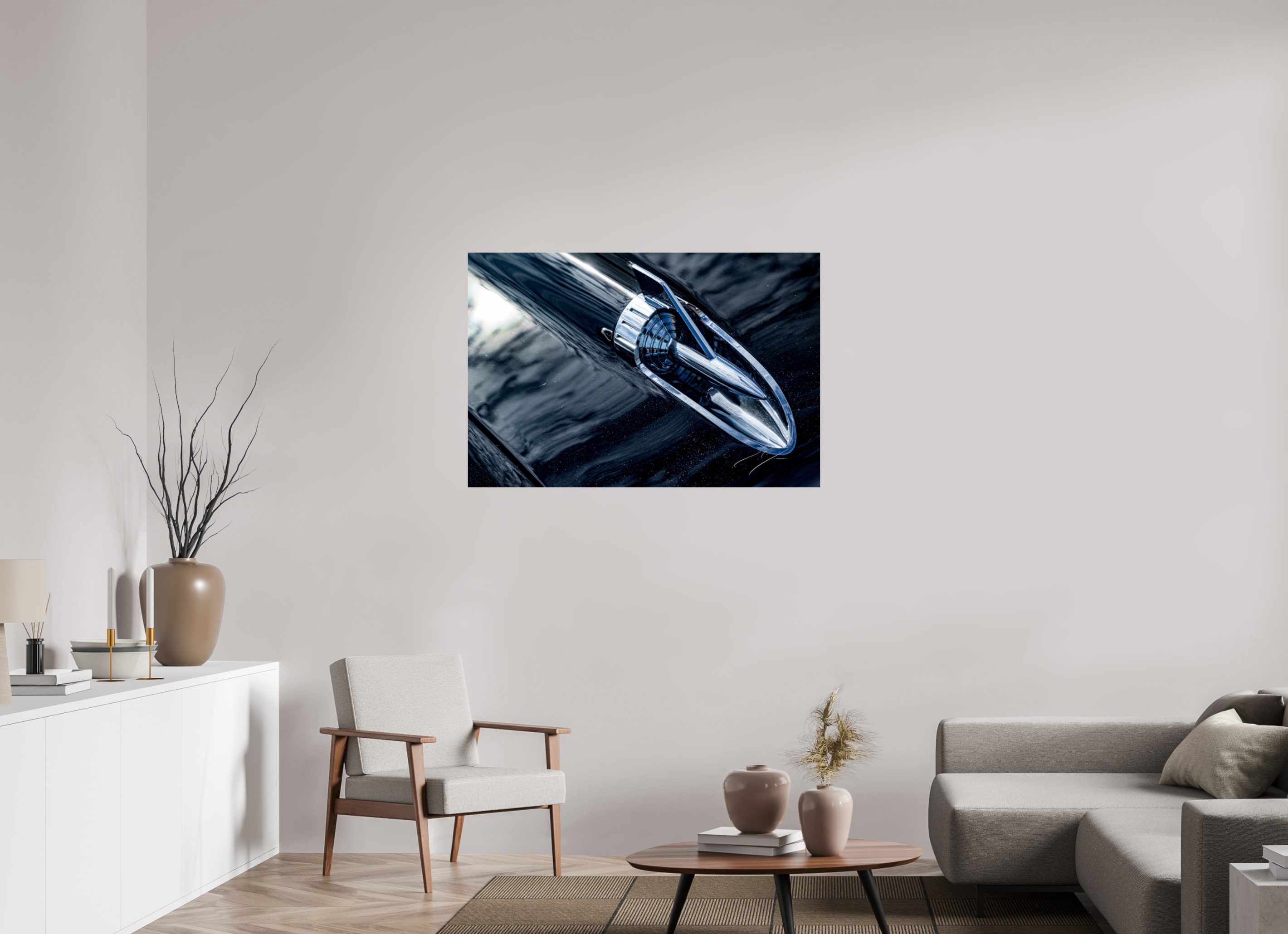 45 x 30″, PRINT ONLY [FUJI CRYSTAL DP II] 1957 CHEVY BEL AIR, No.6