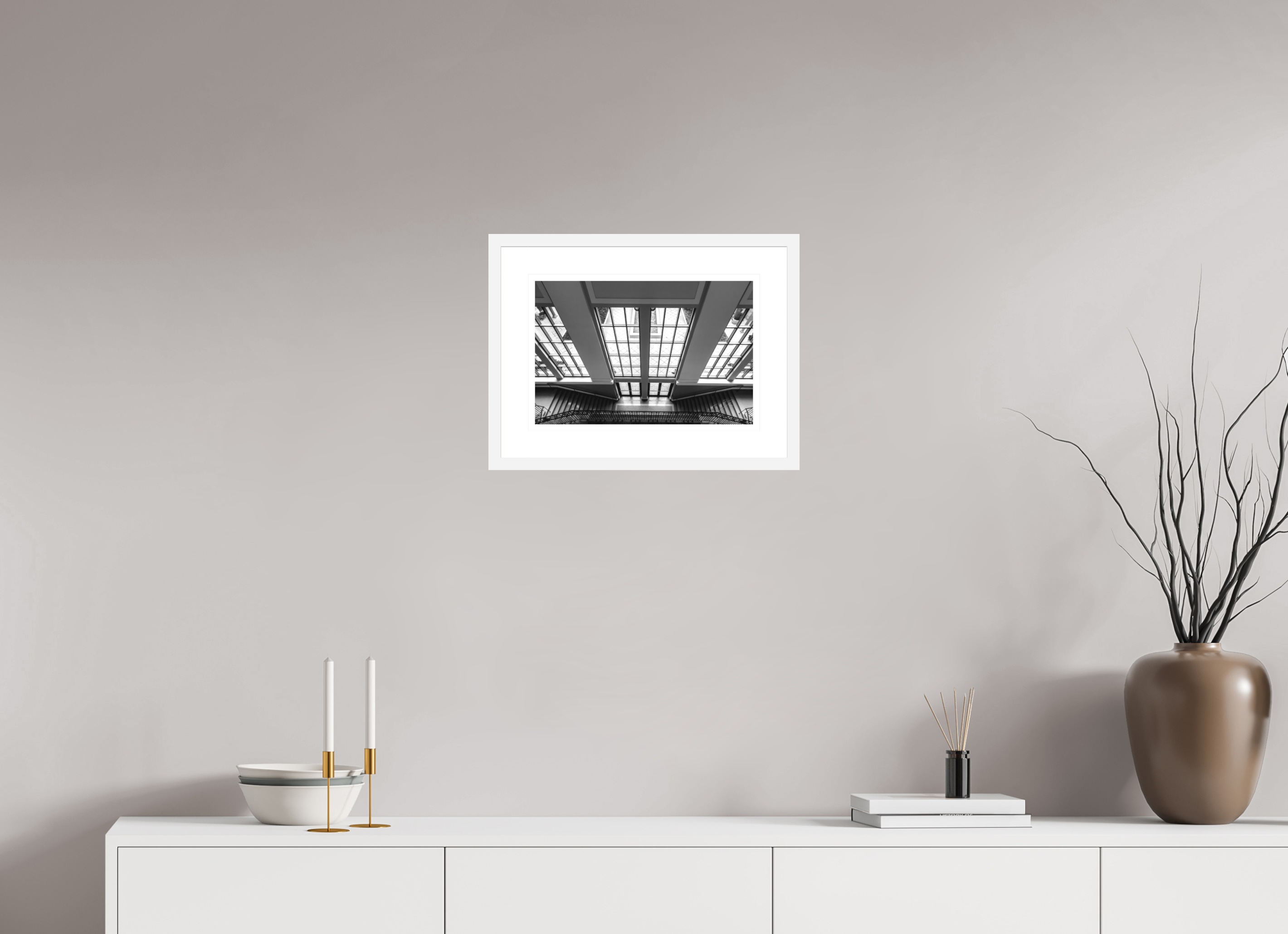 15 x 10″, FRAME - SOLID WOOD [FUJIFLEX] OVER THE BALCONY