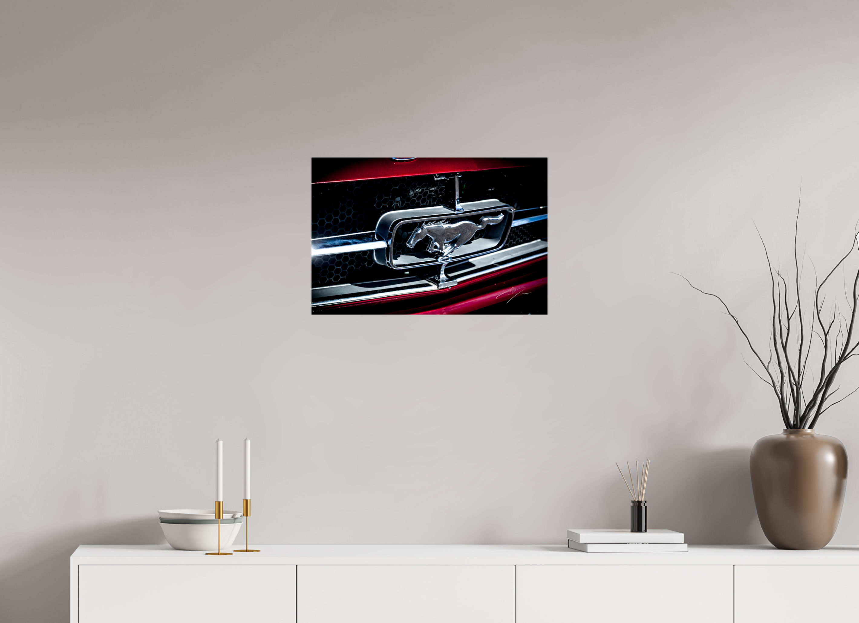 24 x 16″, PRINT ONLY [FUJI CRYSTAL DP II] 1964.5 FORD MUSTANG, No.2