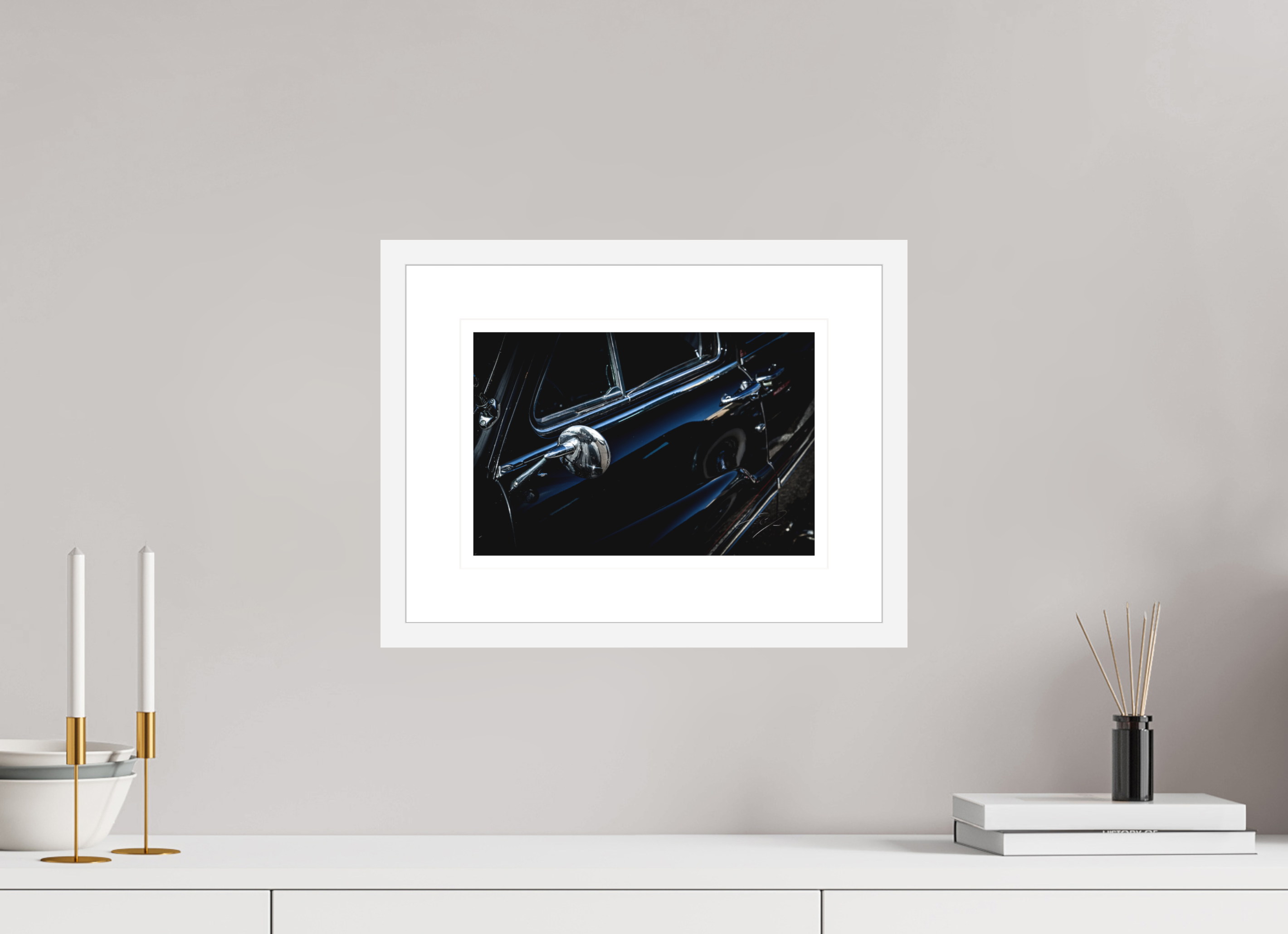 12 x 8″, FRAME - SOLID WOOD [FUJIFLEX] 1950 MERCURY SPORT SEDAN, No.2