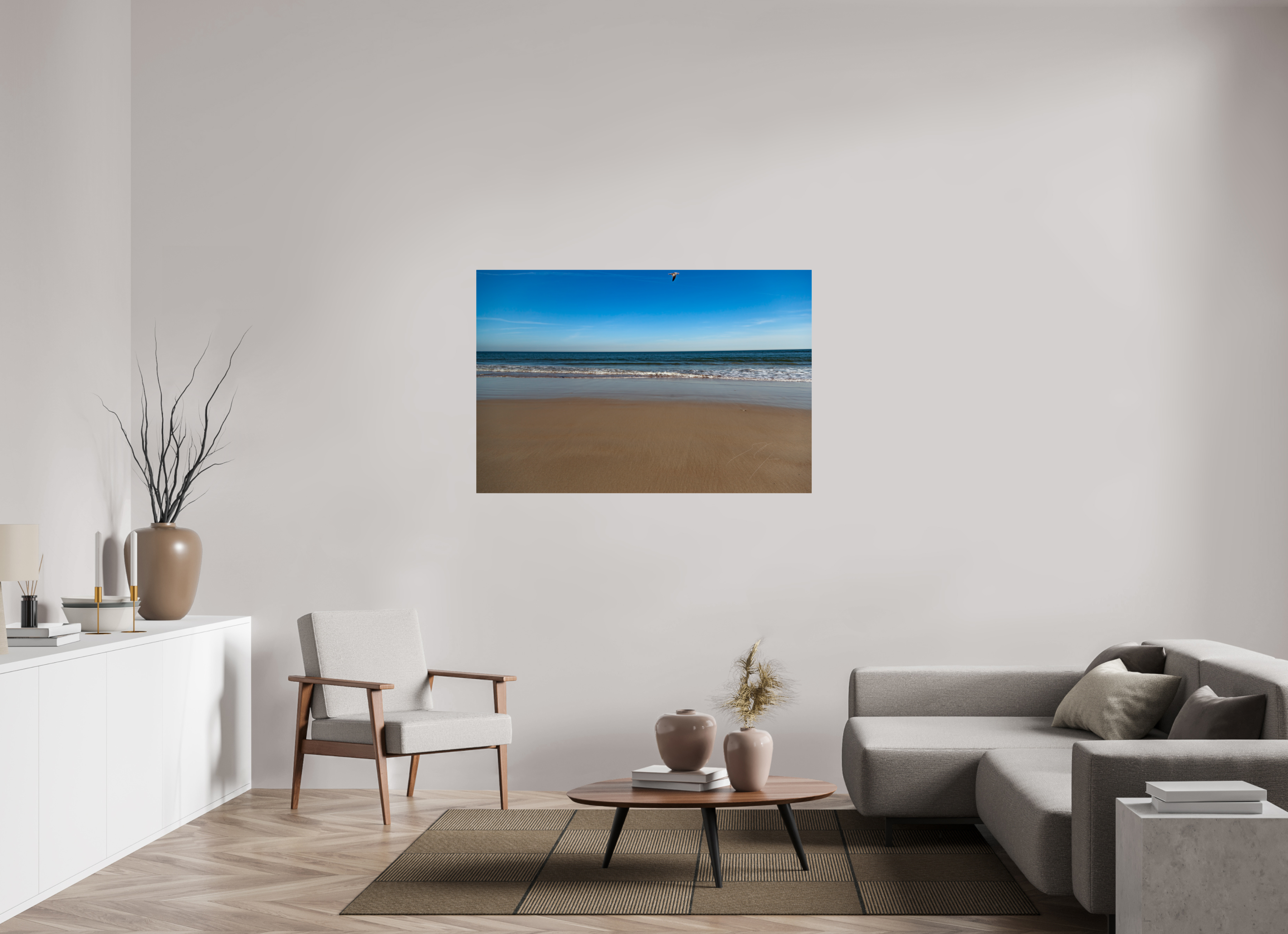 54 x 36″, PHOTO PRINT - FUJIFLEX HIGH GLOSS COASTAL FLIGHT