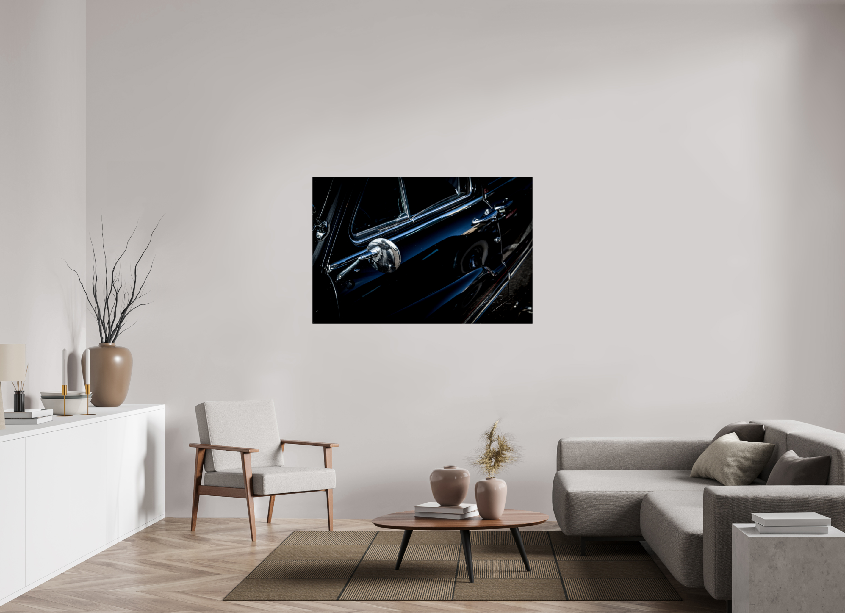 54 x 36″, PRINT ONLY [FUJI CRYSTAL DP II] 1950 MERCURY SPORT SEDAN, No.2