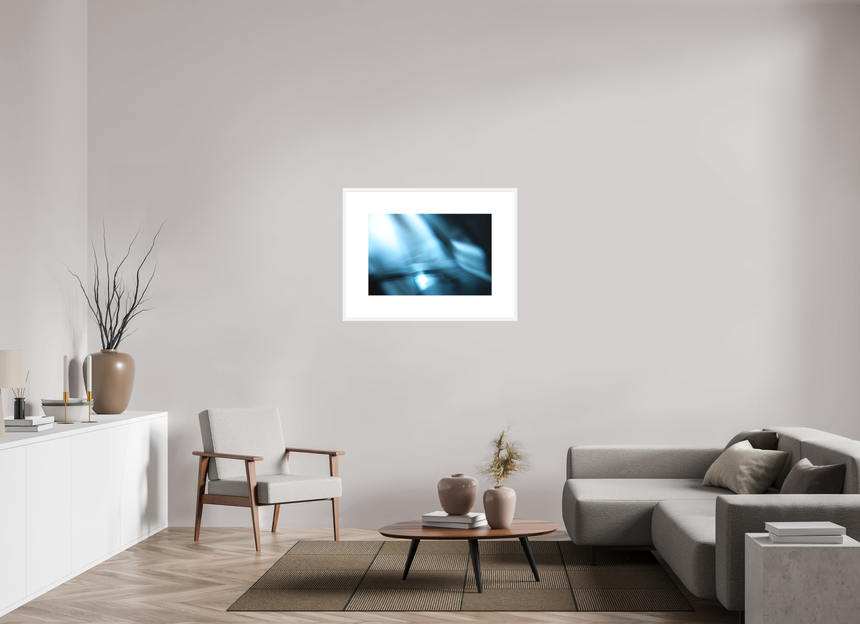 30 x 20″, FRAME SOLID WOOD [FUJI CRYSTAL DP II MATTE FLOAT GLASS] QUARANTINE, No.7