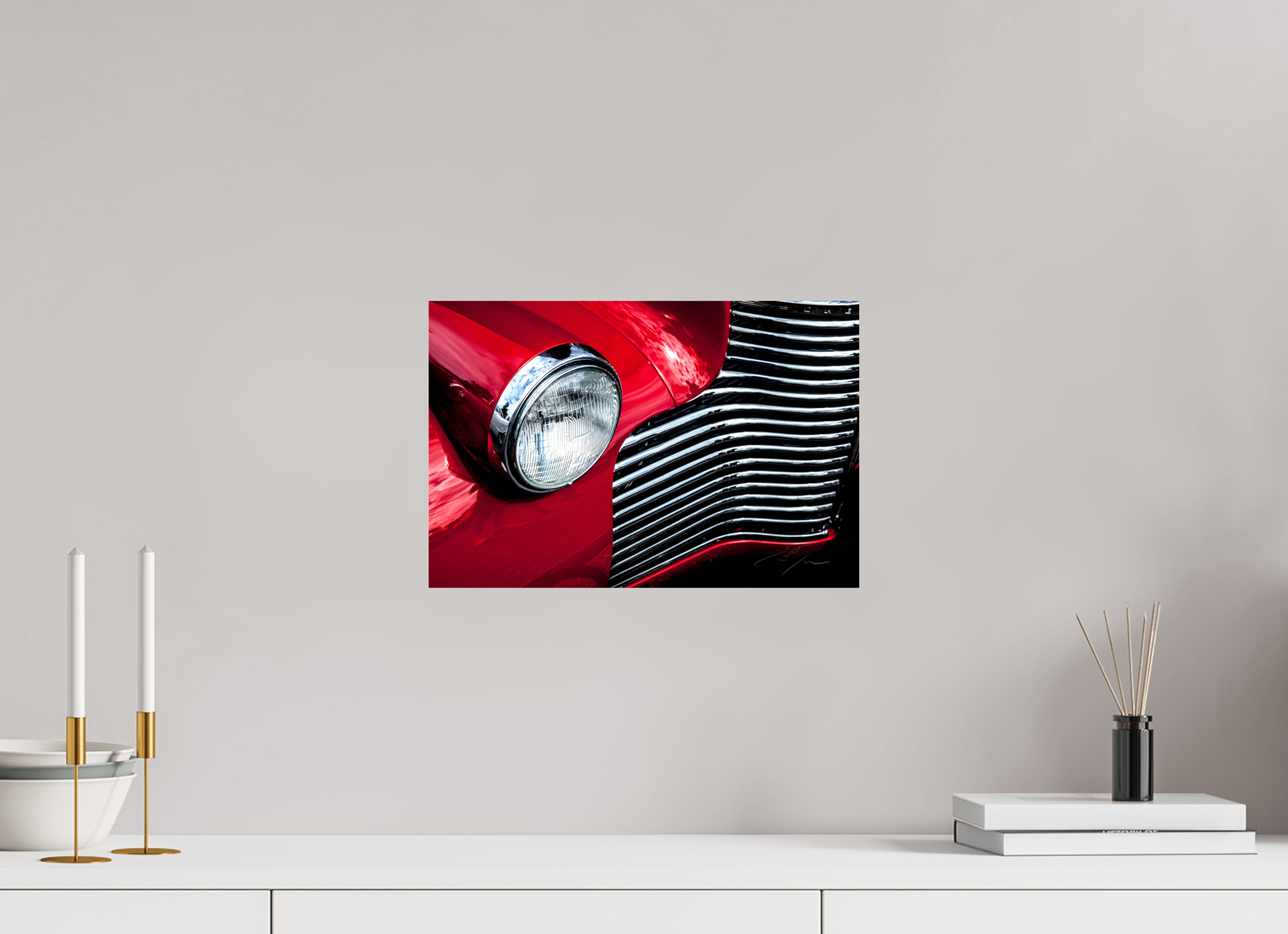 15 x 10″, PRINT ONLY [FUJI CRYSTAL DP II] 1940 CHEVY 2-DOOR