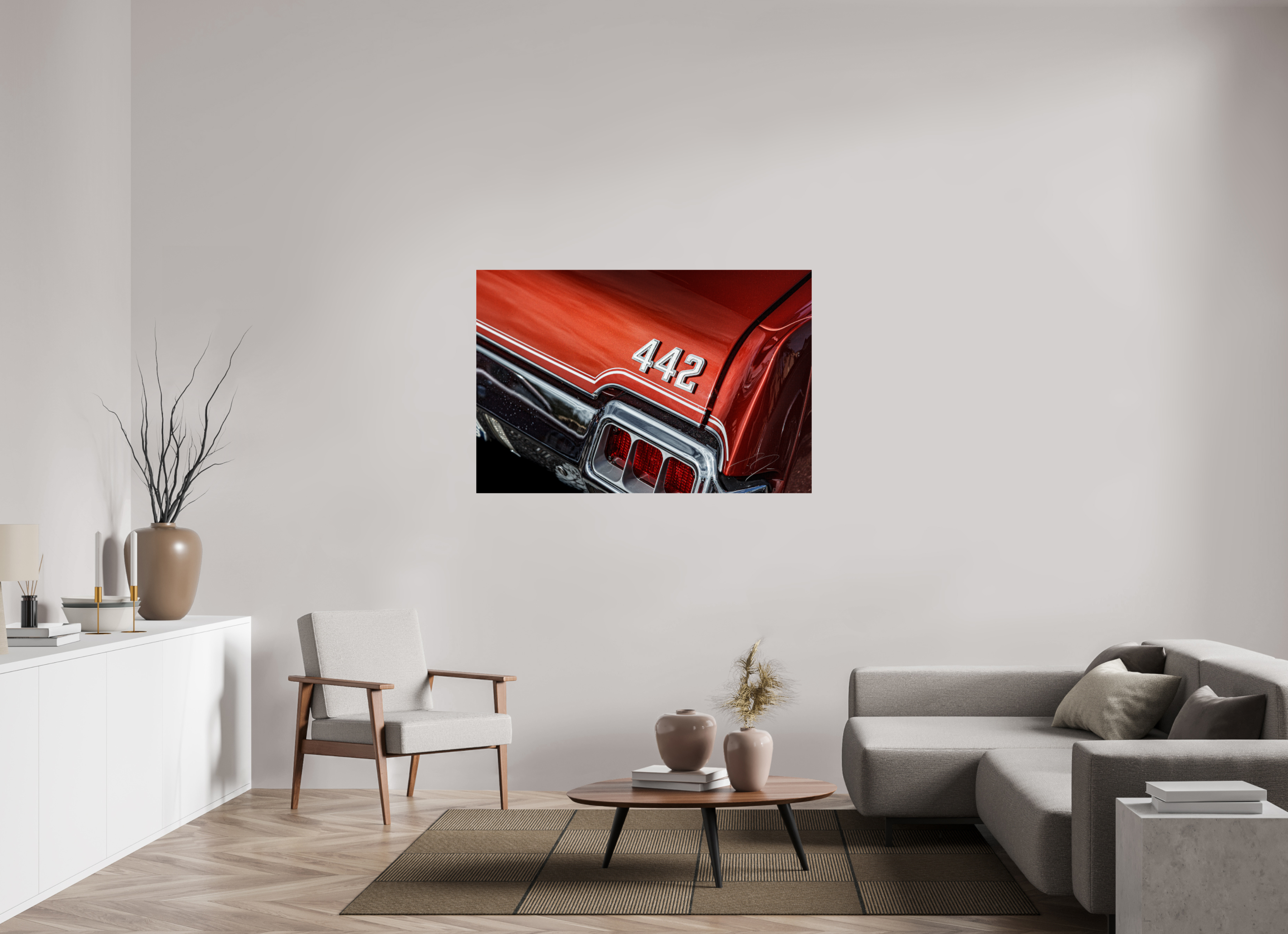 54 x 36″, PRINT ONLY [FUJI CRYSTAL DP II] 1972 OLDSMOBILE 442, No.2