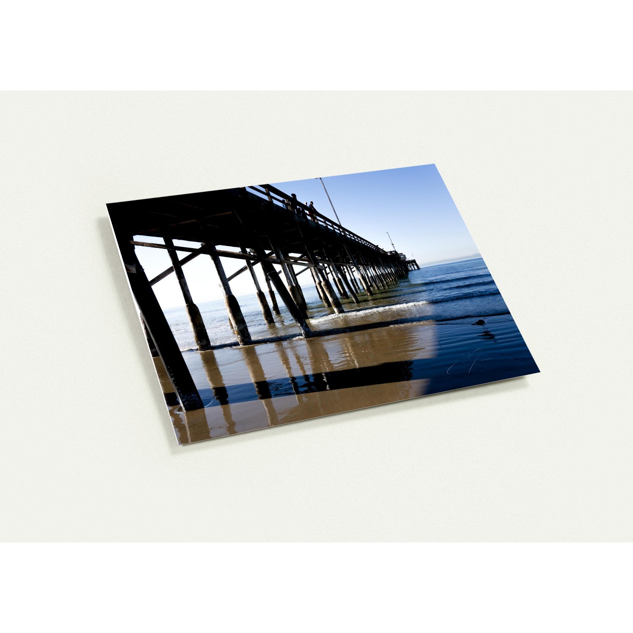 ALONG THE PIER | Greeting Cards