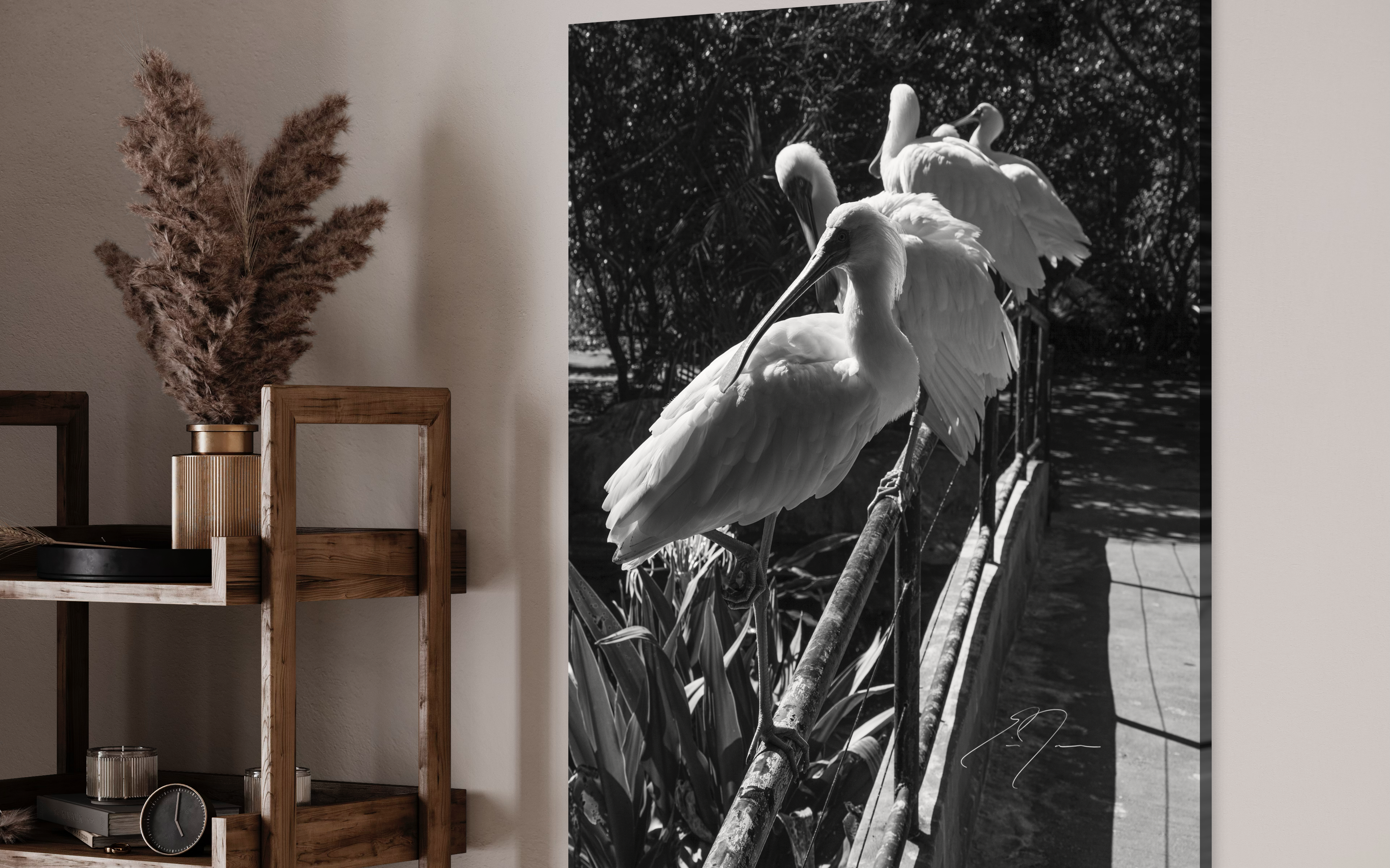 Wall Art: LOOKING BACK w/ Interior