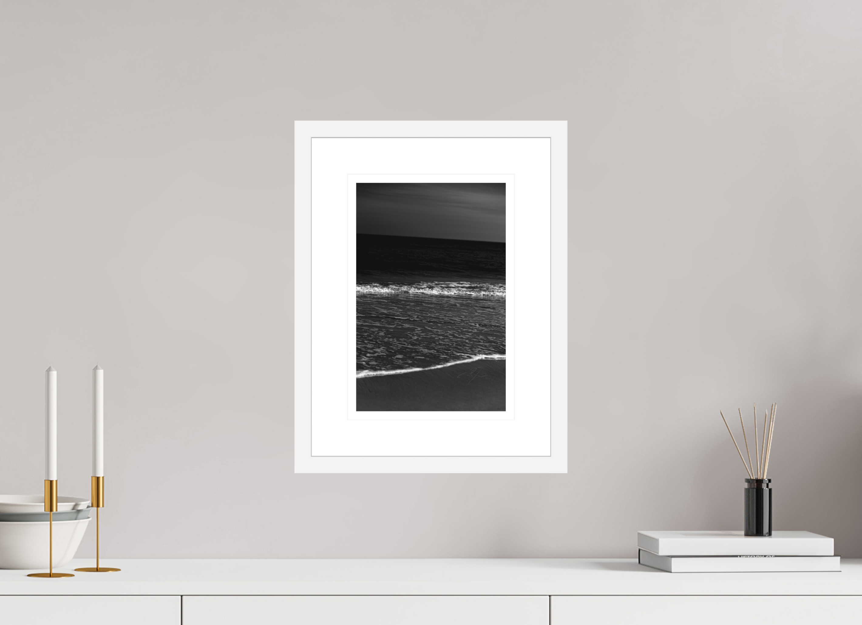 8 x 12″, FRAME - SOLID WOOD [FUJIFLEX] COASTAL OBSCURITY