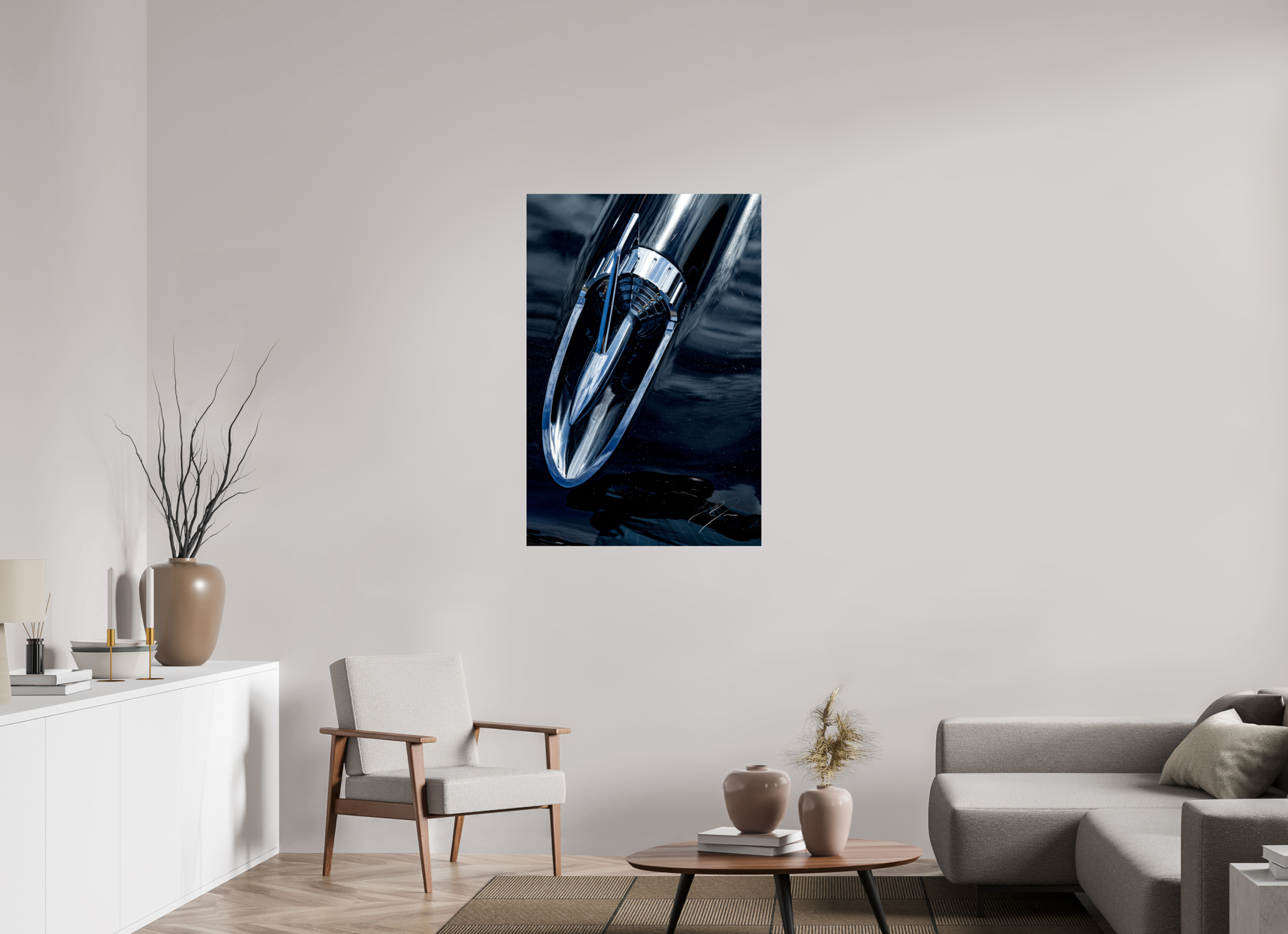 30 x 45″, PRINT ONLY [FUJI CRYSTAL DP II] 1957 CHEVY BEL AIR, No.8