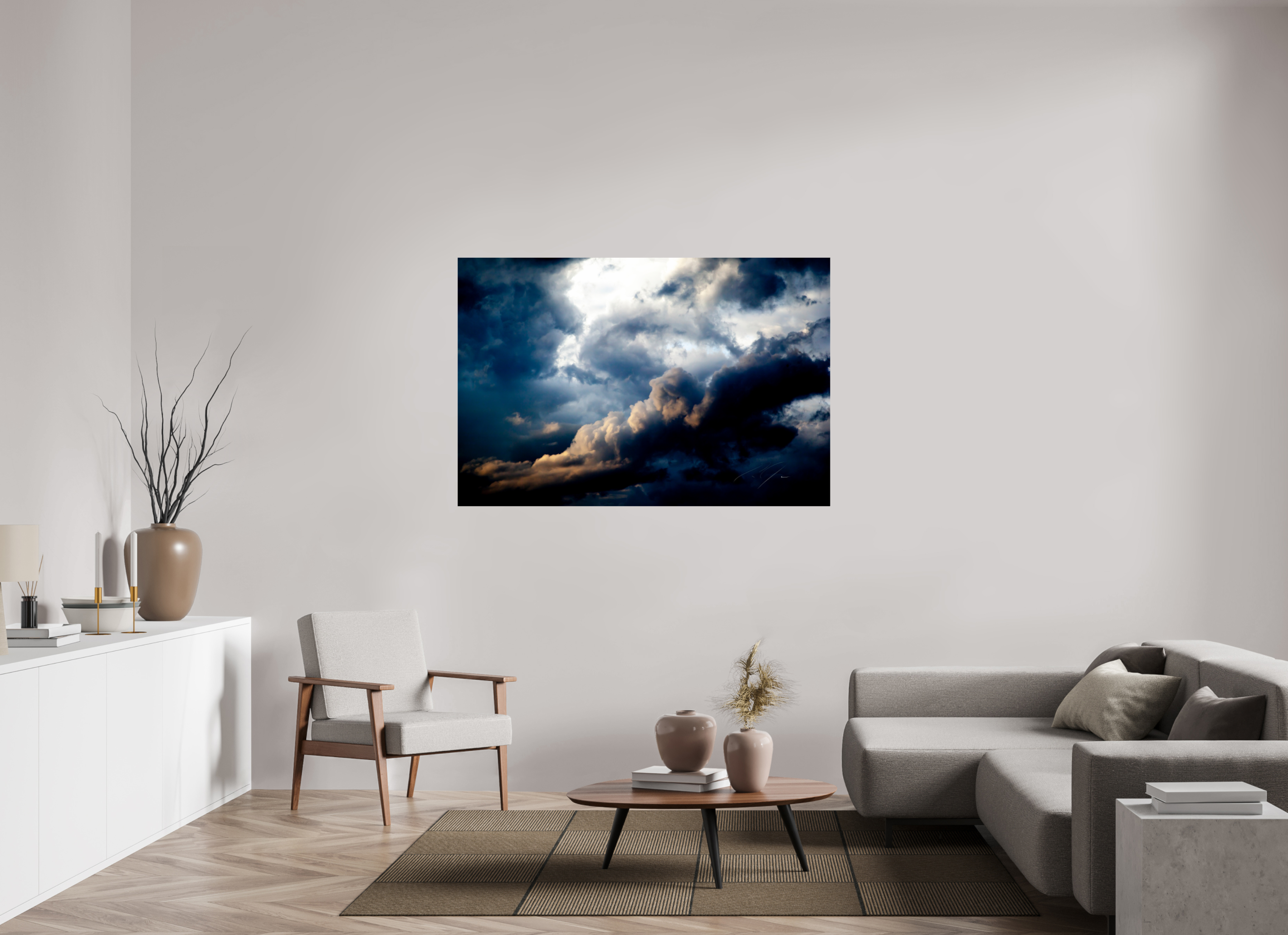 60 x 40″, PHOTO PRINT - FUJIFLEX HIGH GLOSS FINDING BEAUTY IN THE STORM