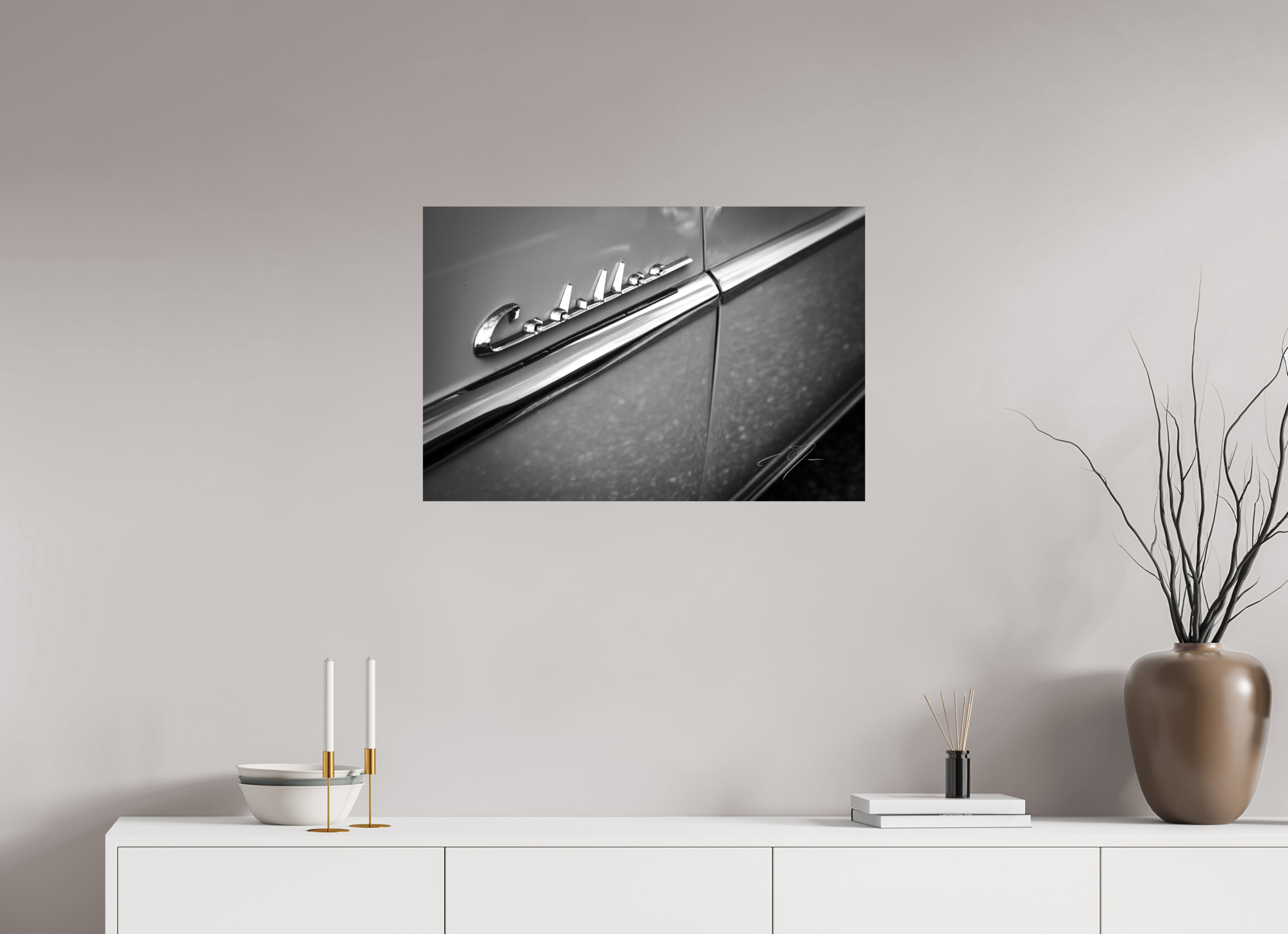 30 x 20″, PRINT ONLY [FUJI CRYSTAL DP II] 1955 CADILLAC