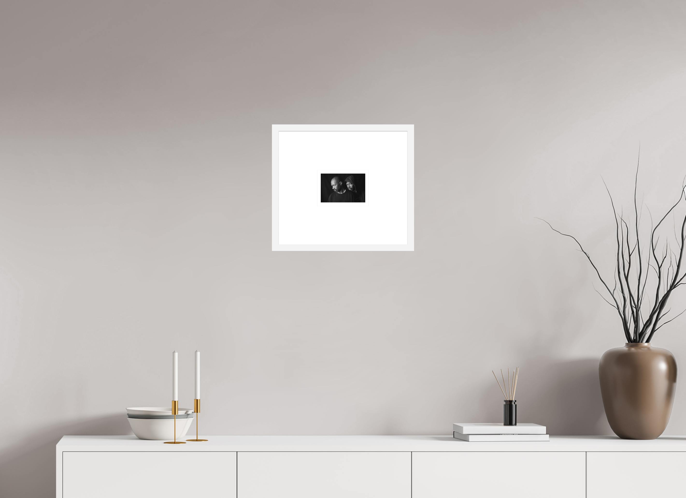 6 x 4″, FRAME SOLID WOOD [FUJIFLEX HIGH GLOSS MATTE FLOAT GLASS] ESCAPE ME