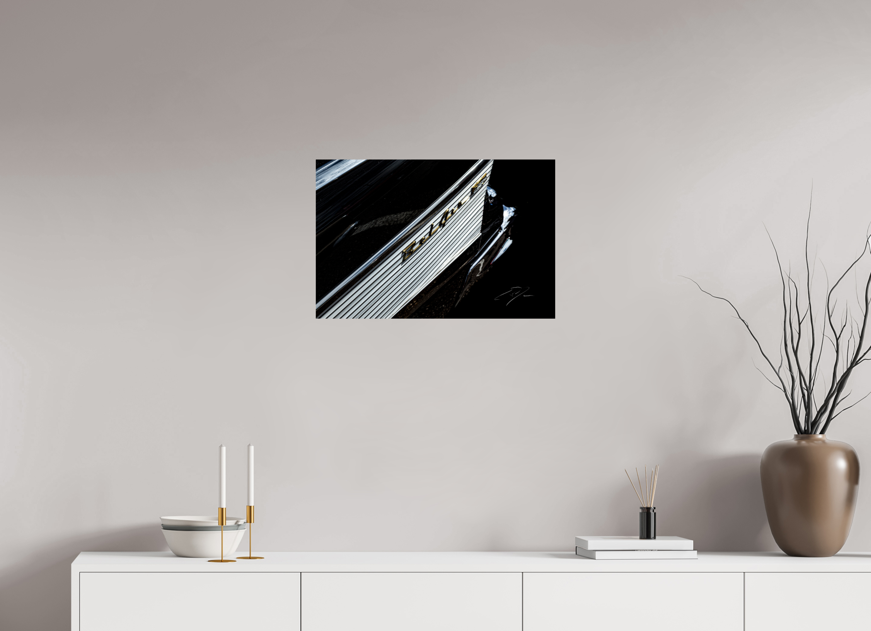 24 x 16″, PRINT ONLY [FUJI CRYSTAL DP II] 1957 CHEVY BEL AIR, No.5
