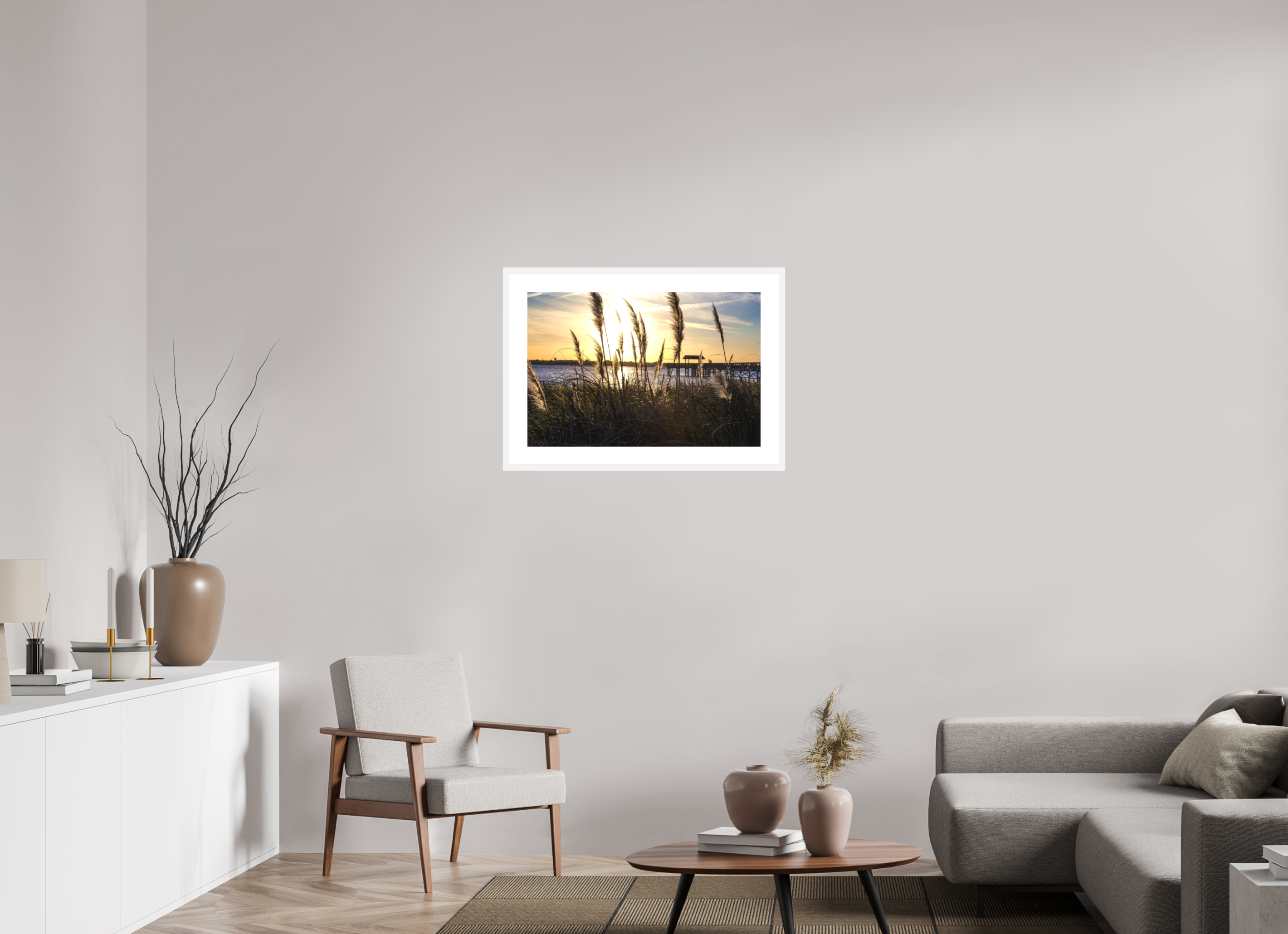 30 x 20″, FRAME - SOLID WOOD [FUJIFLEX] SOFT WIND