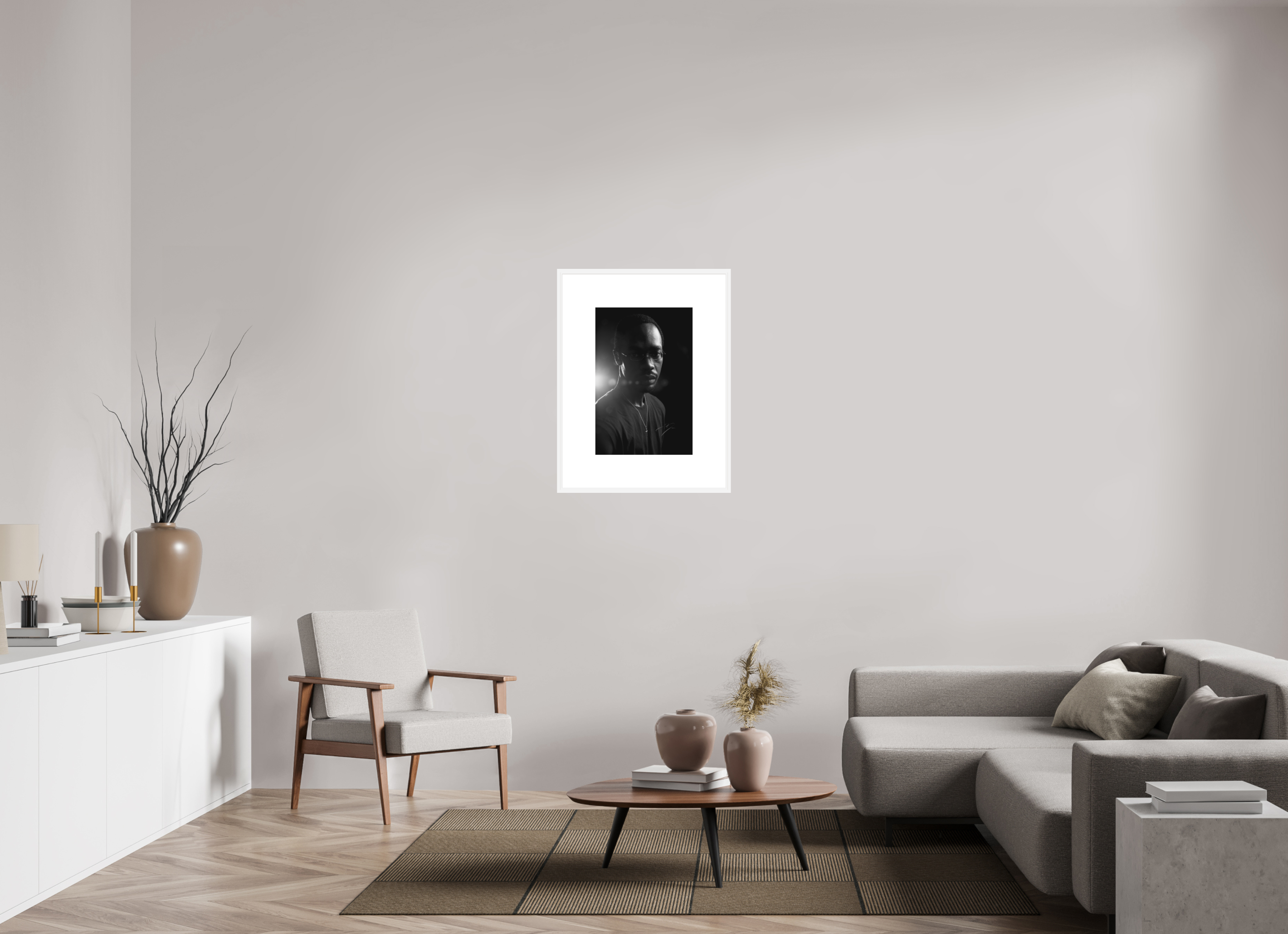16 x 24″, FRAME SOLID WOOD [FUJI CRYSTAL DP II MATTE FLOAT GLASS] LOVED.