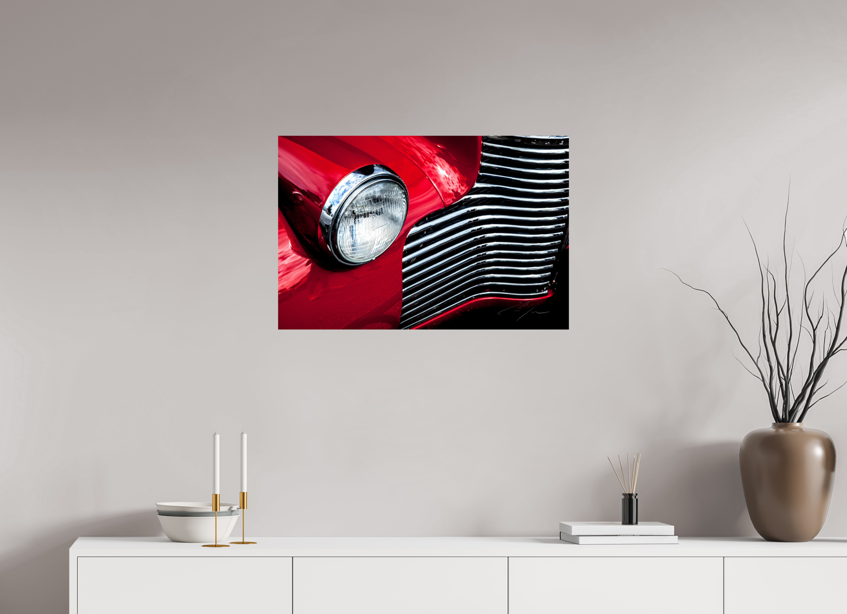 30 x 20″, PRINT ONLY [FUJI CRYSTAL DP II] 1940 CHEVY 2-DOOR