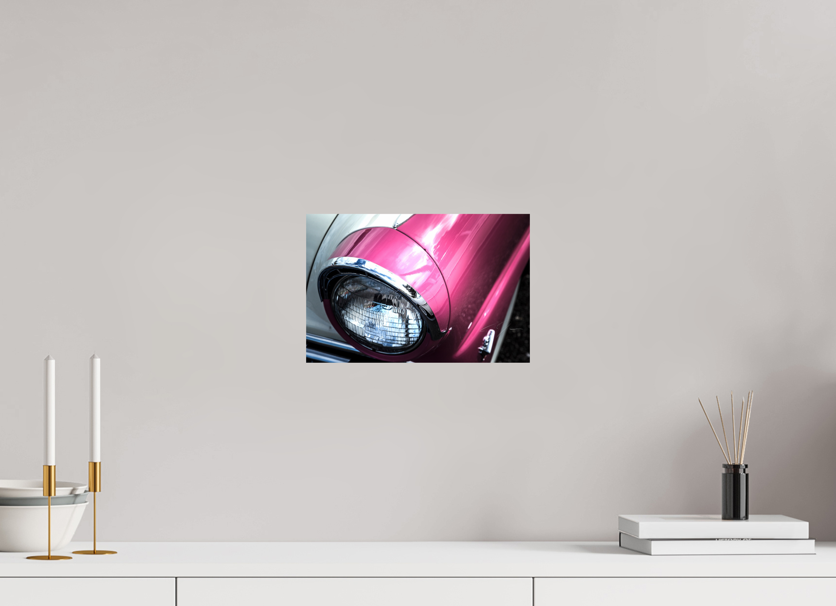 12 x 8″, PRINT ONLY [FUJI CRYSTAL DP II] 1955 FORD CROWN VICTORIA