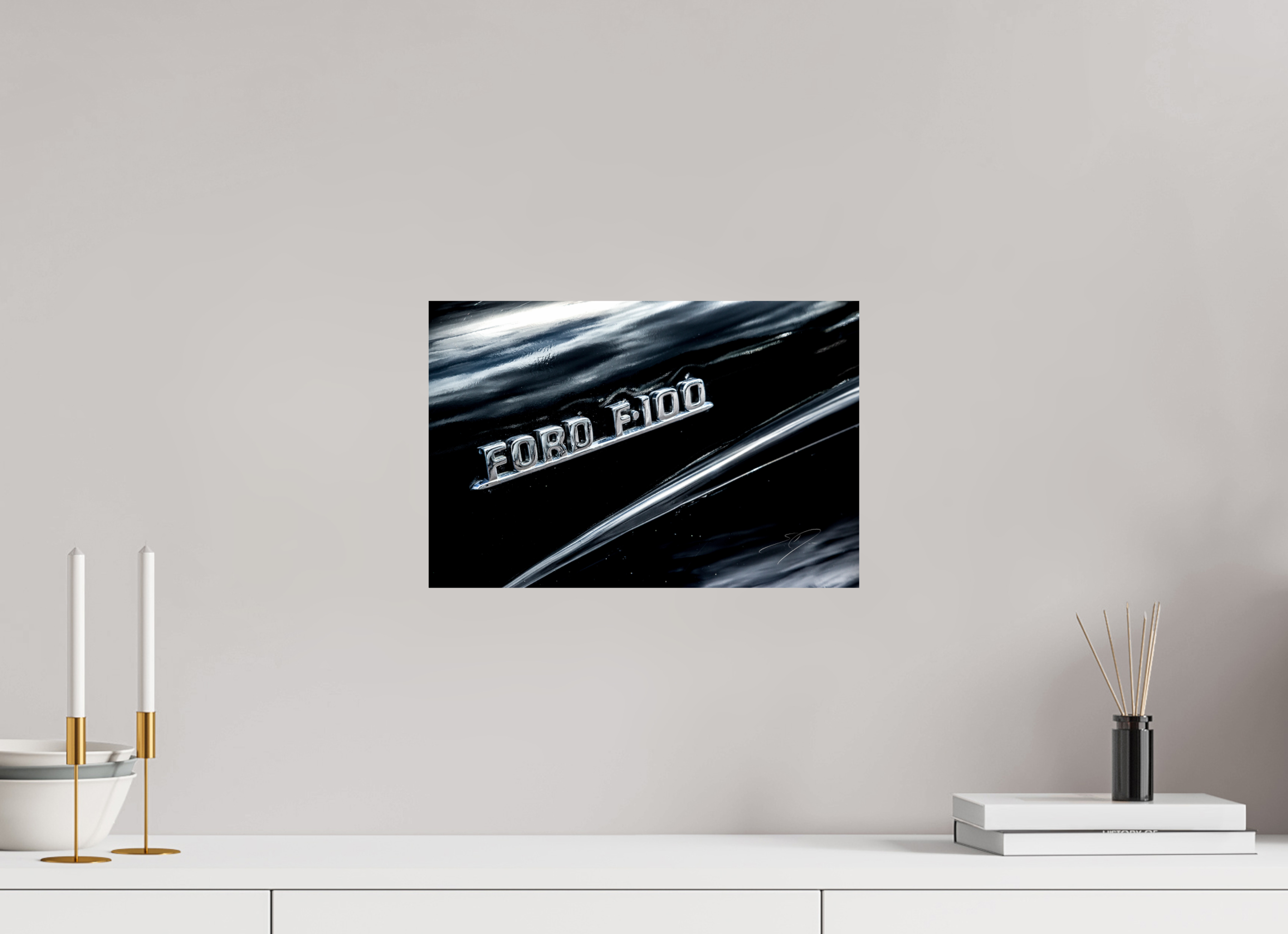 15 x 10″, PRINT ONLY [FUJI CRYSTAL DP II] 1953 FORD F-100, No.4