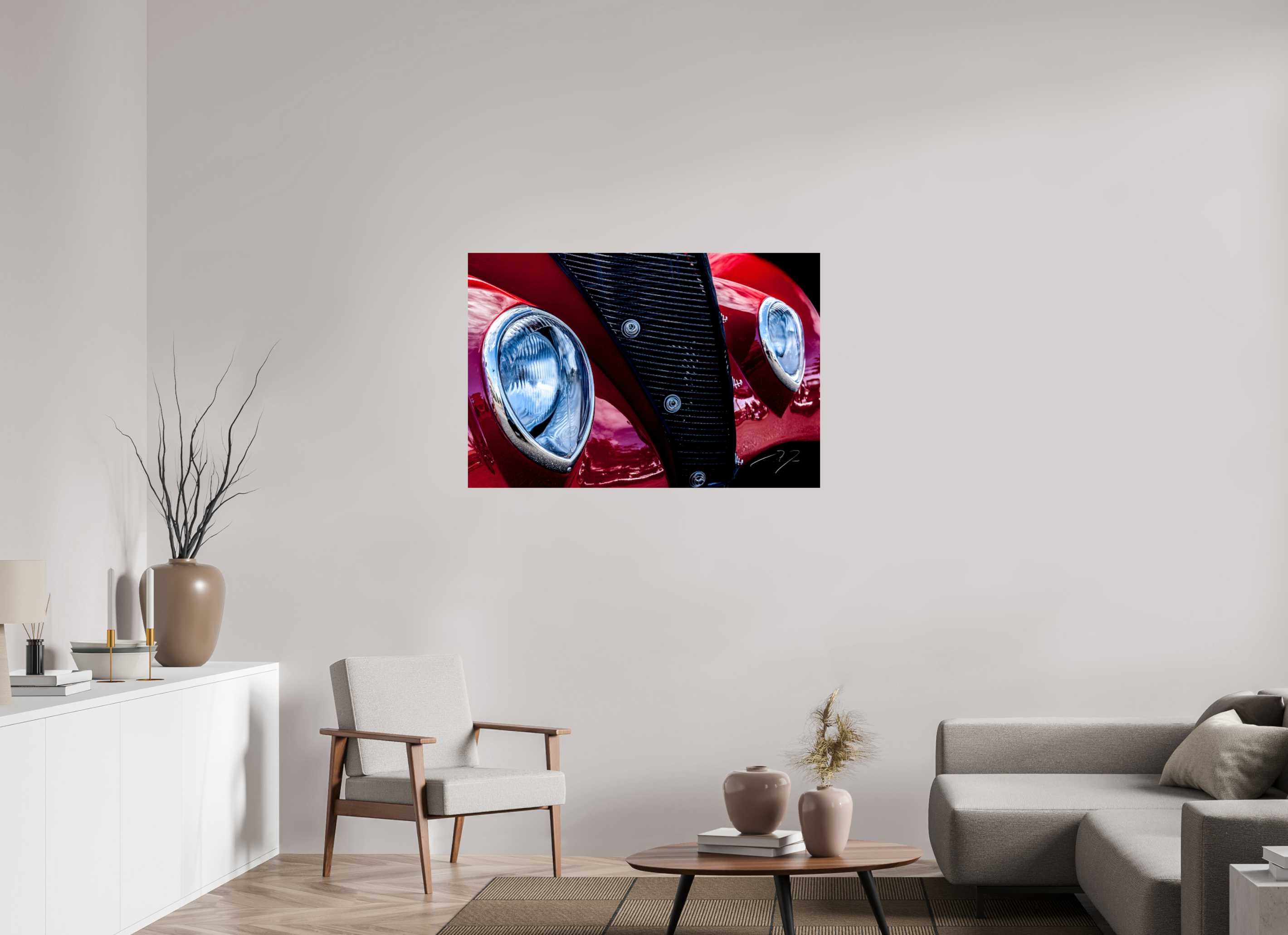45 x 30″, PRINT ONLY [FUJI CRYSTAL DP II] 1937 FORD
