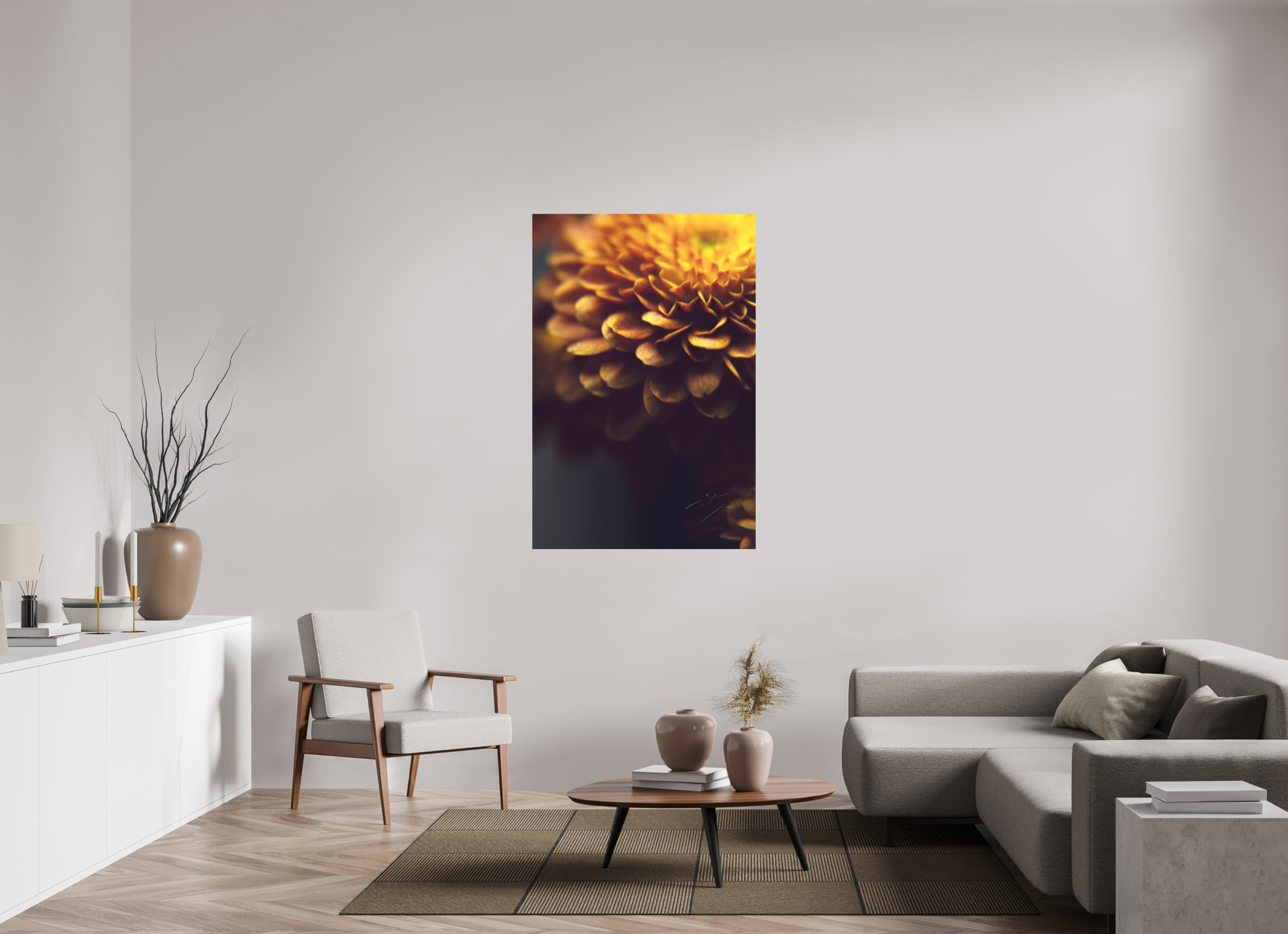 36 x 54″, PRINT ONLY [FUJI CRYSTAL DP II] RUSTIC PETALS