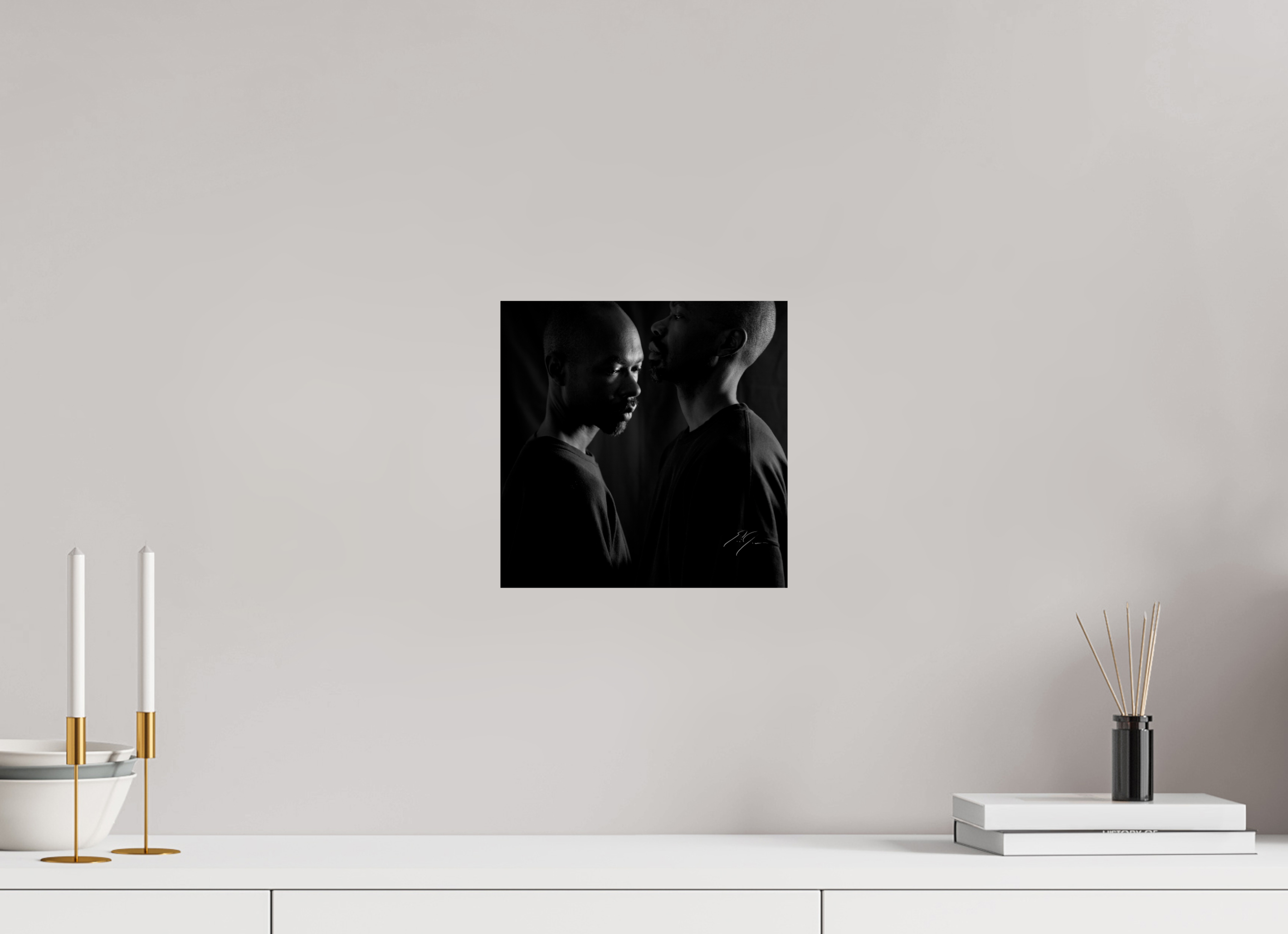 10 x 10″, PRINT ONLY [FUJI CRYSTAL DP II] AGAINST THE WALL