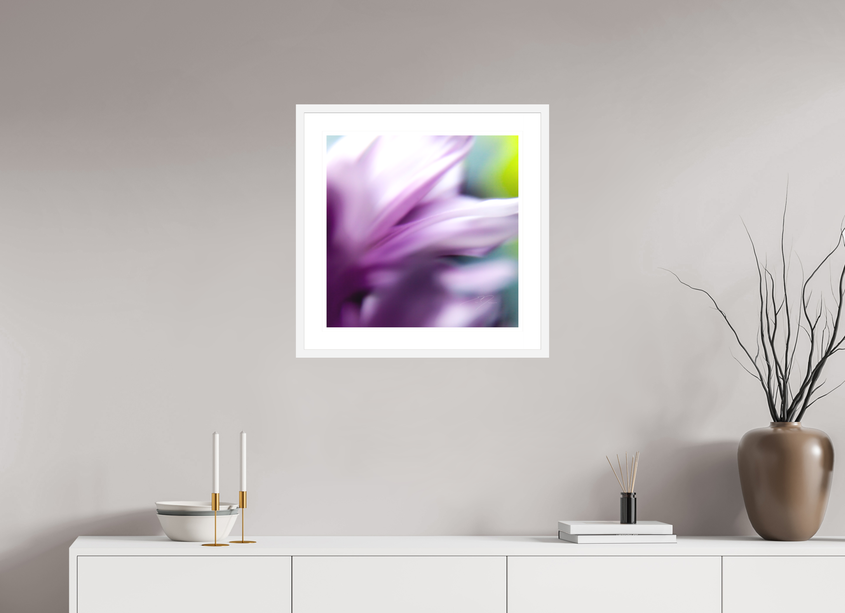 20 x 20″, FRAME - SOLID WOOD [FUJIFLEX] FLEETING