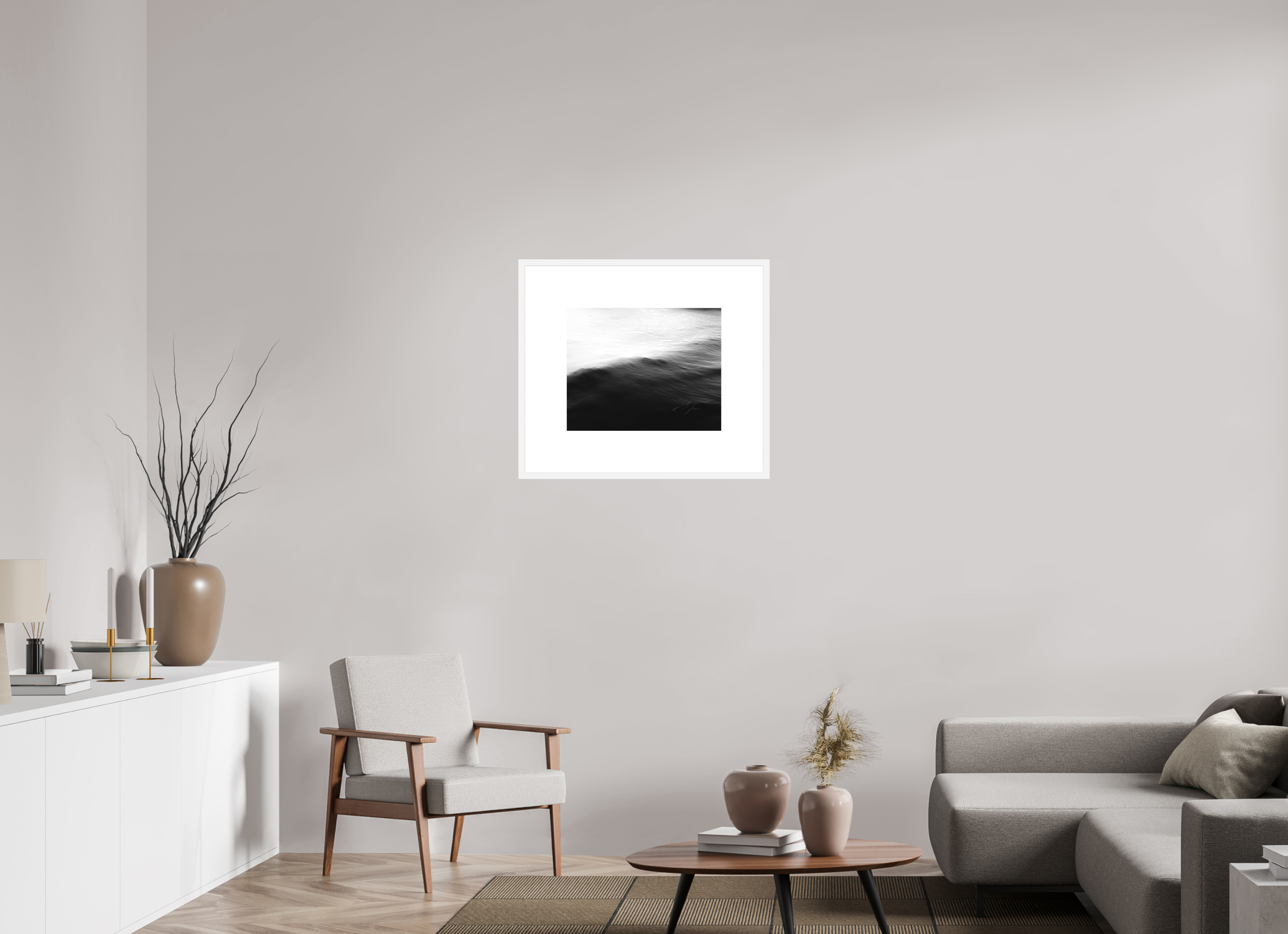 20 x 16″, FRAME SOLID WOOD [FUJI CRYSTAL DP II MATTE FLOAT GLASS] MATURATION