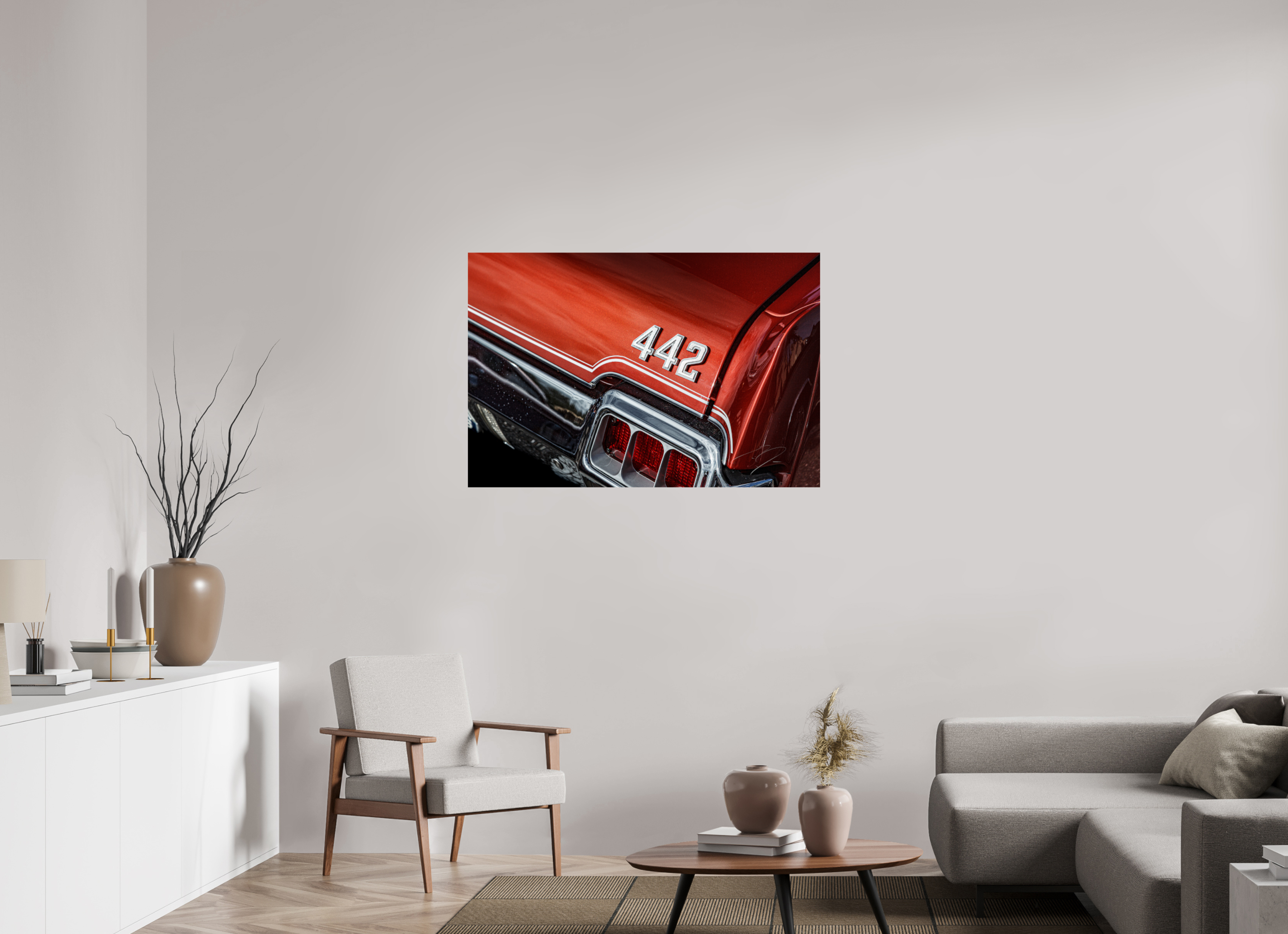 45 x 30″, PRINT ONLY [FUJI CRYSTAL DP II] 1972 OLDSMOBILE 442, No.2
