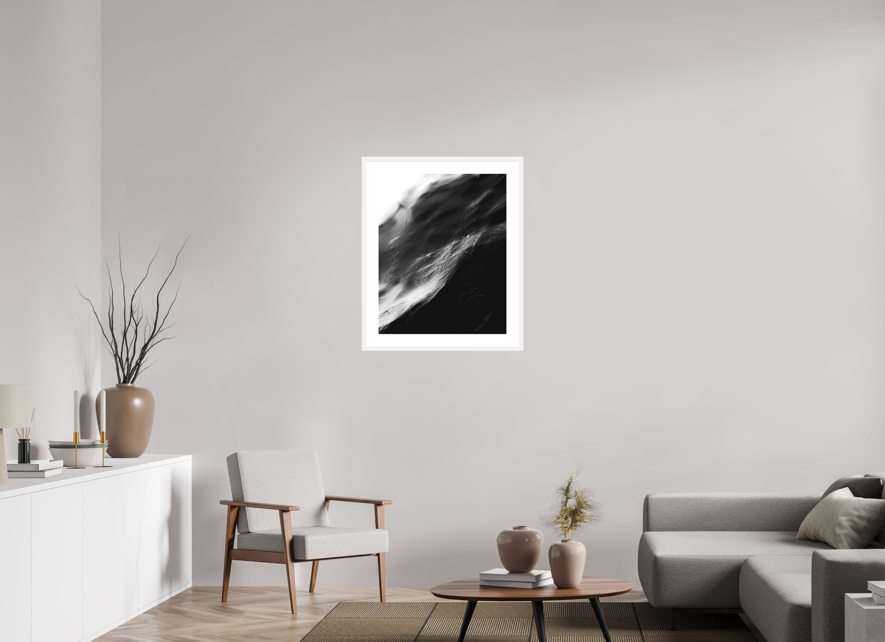 24 x 30″, FRAME - SOLID WOOD [FUJIFLEX] ENGULFED